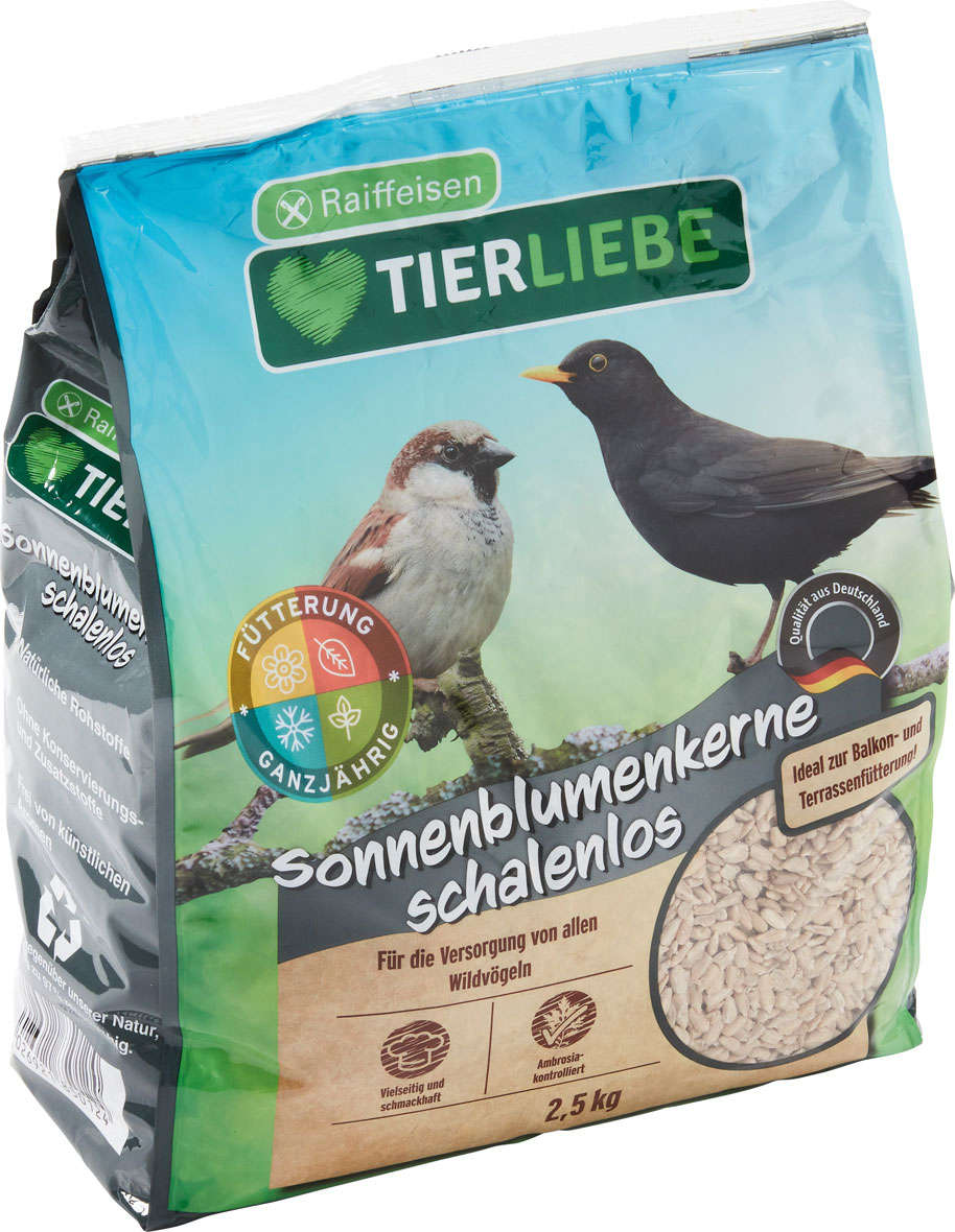 TIERLIEBE Sonnenblumenkerne schalenlos