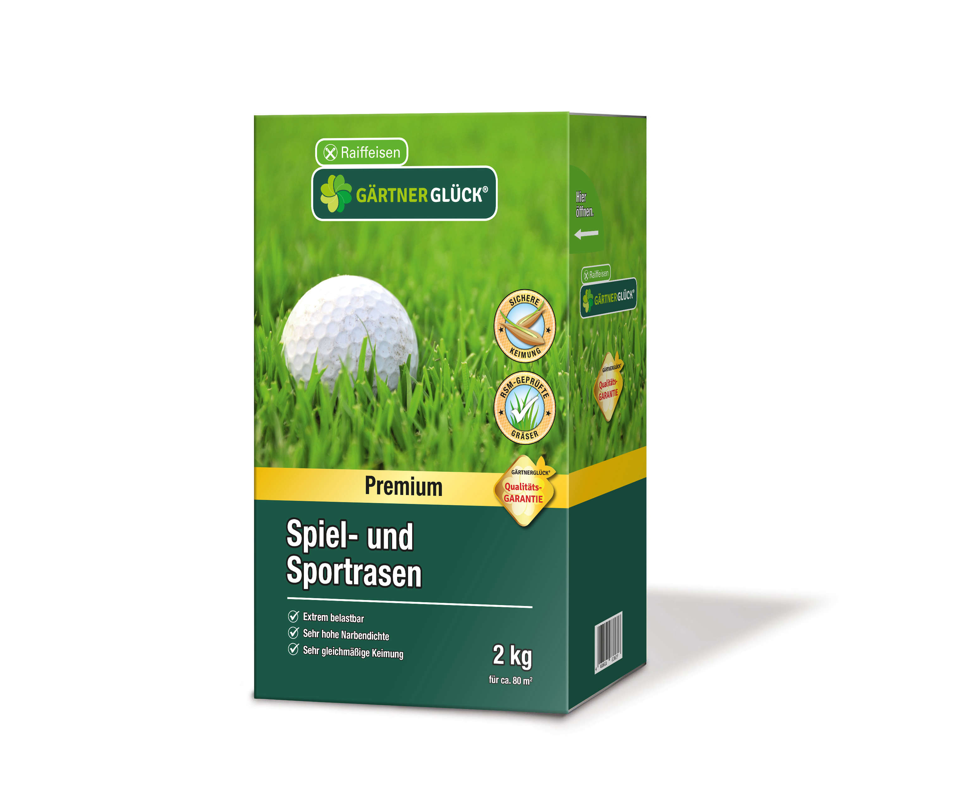 GÄRTNERGLÜCK Premium Spiel-Sportrasen