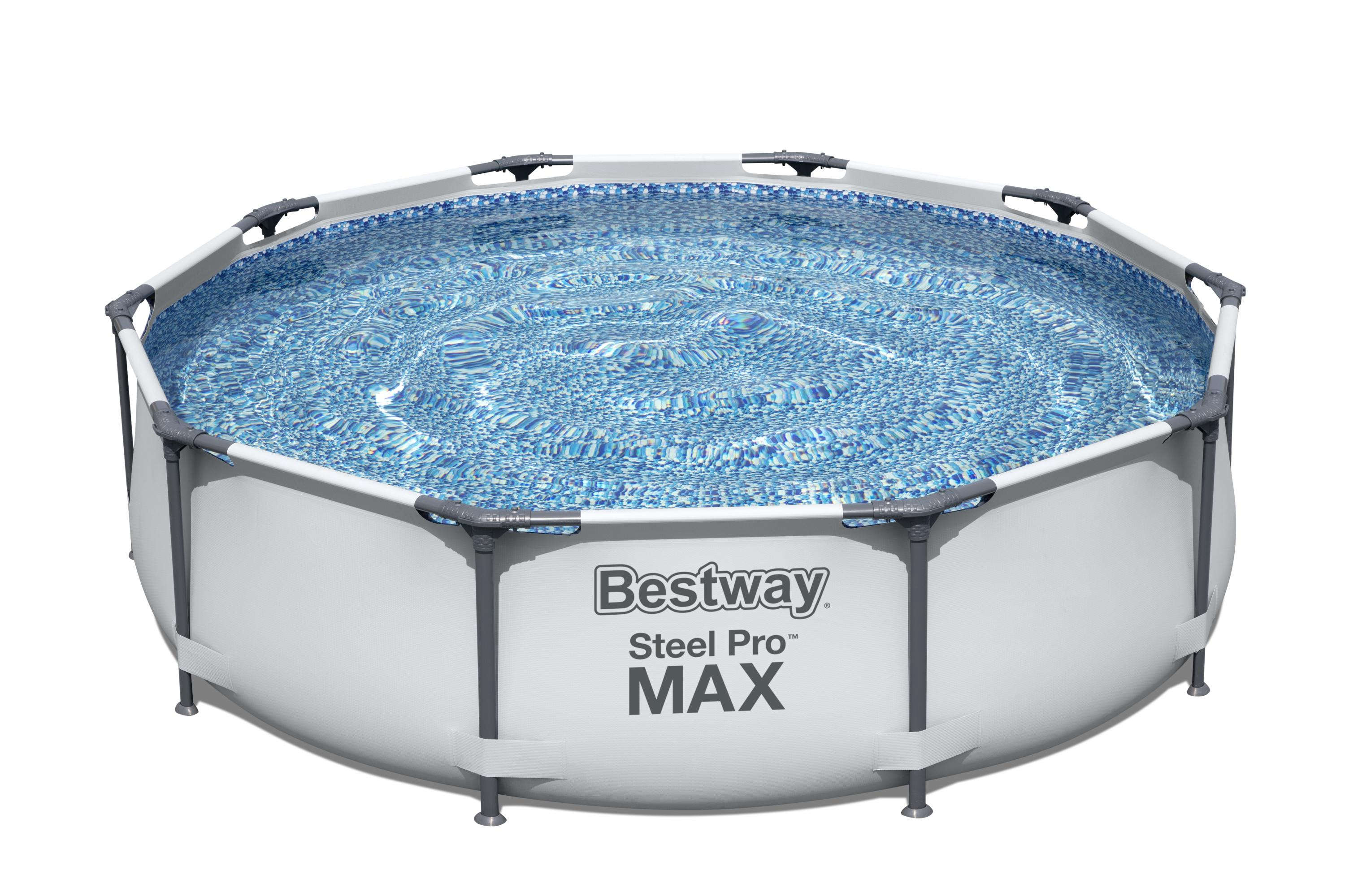 Bestway Steel Pro MAX™ Frame Pool Set mit Filterpumpe rund 305 x 76 cm