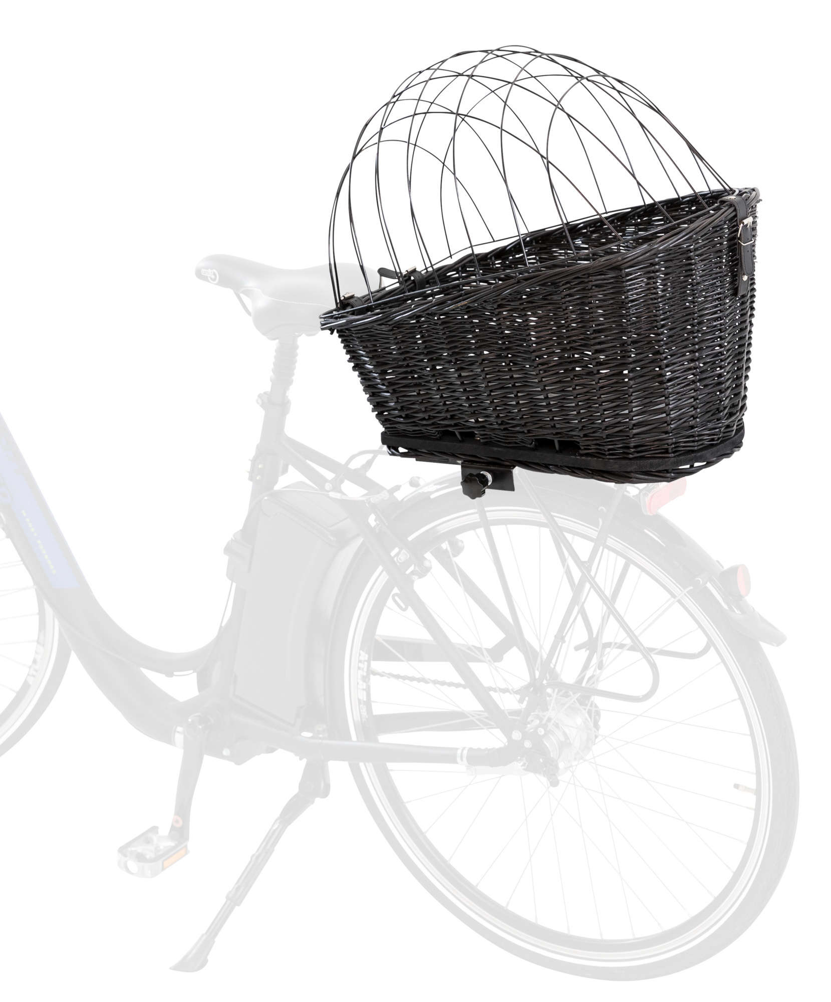 TRIXIE Fahrradkorb mit Gitter für Hunde