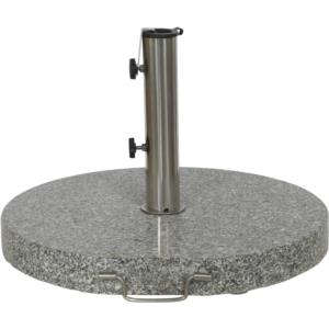 SIENA GARDEN Granitschirmständer rund 40 kg granitgrau