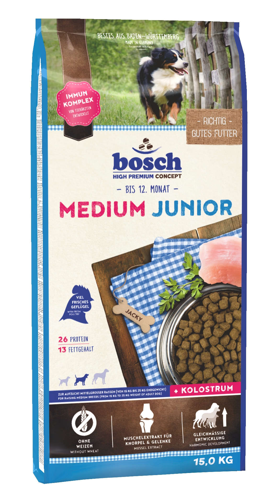 bosch Hunde-Trockenfutter Medium Junior