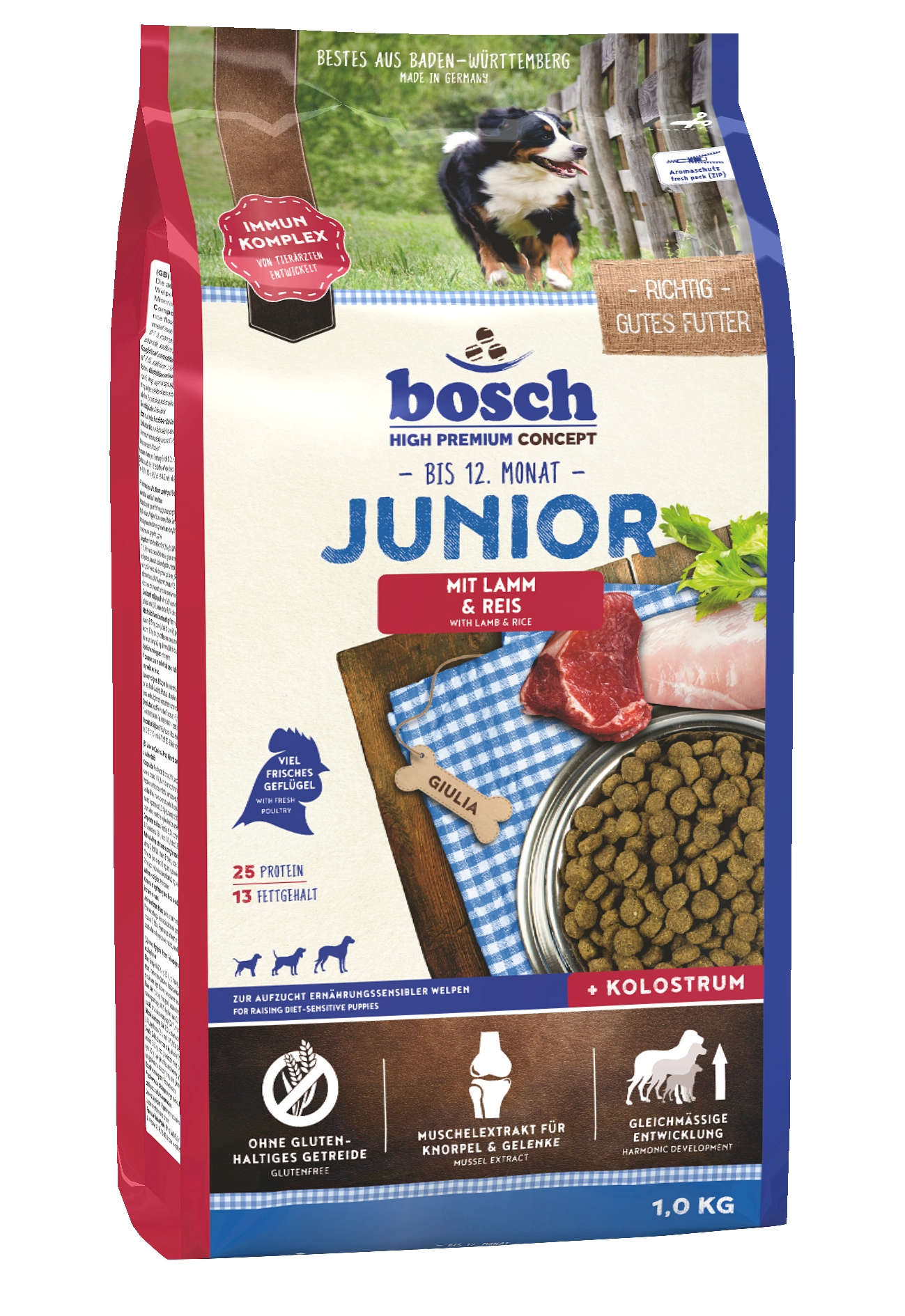 bosch Hunde-Trockenfutter Junior Lamm & Reis