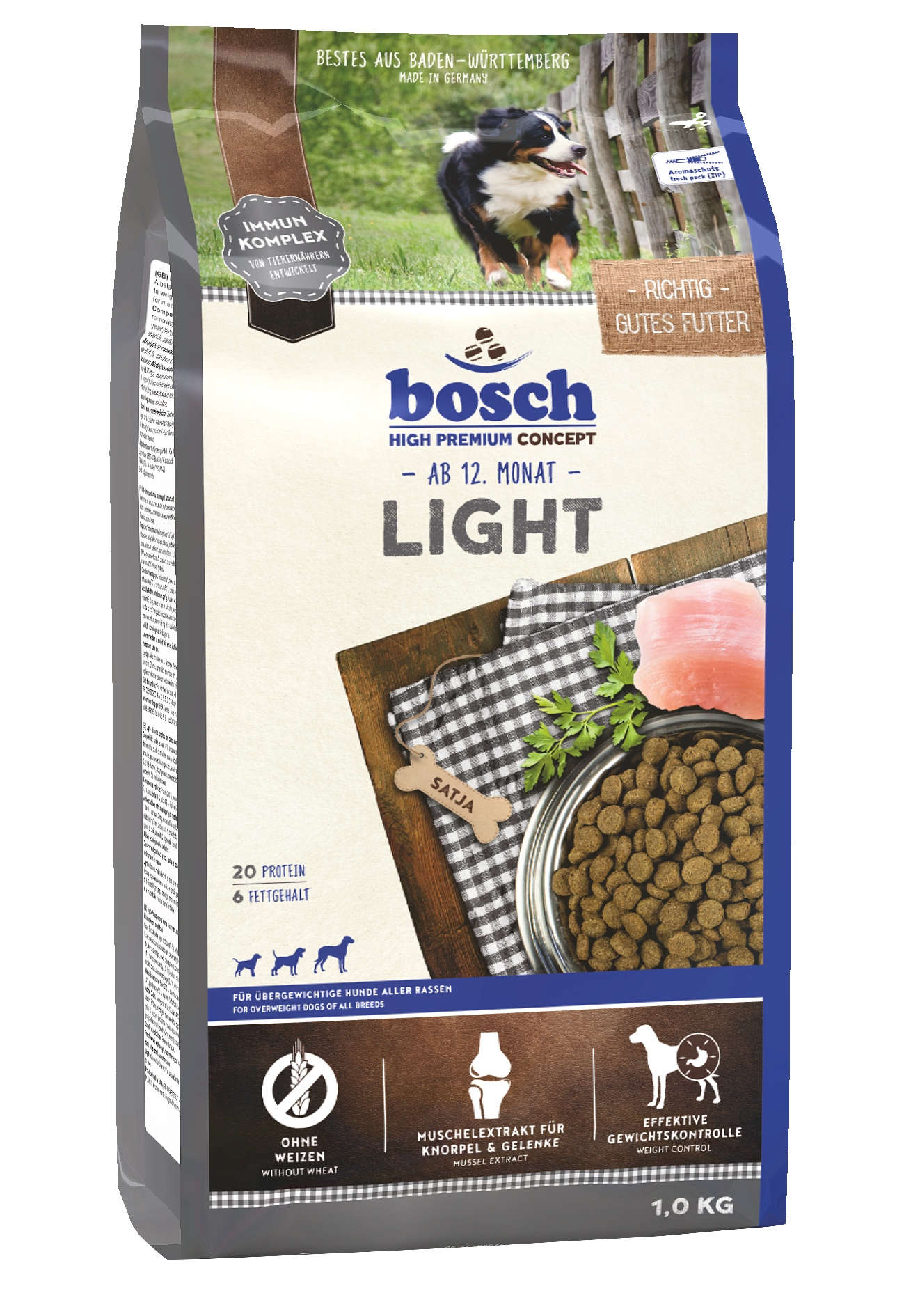 bosch Hunde-Trockenfutter Light