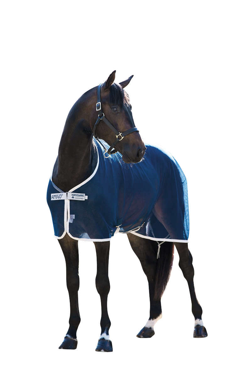 Horseware AMIGO Fliegen- und Abschwitzdecke Net Cooler