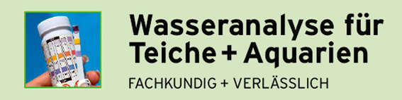 Wasseranalyse für Teich und Aquarien