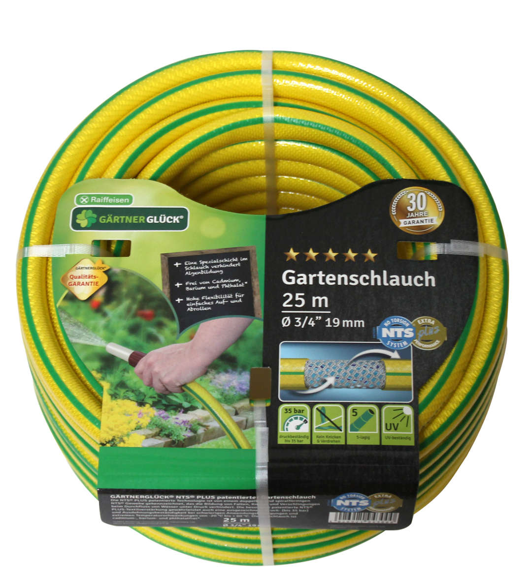 GÄRTNERGLÜCK Gewebeschlauch NTS 3/4 Zoll