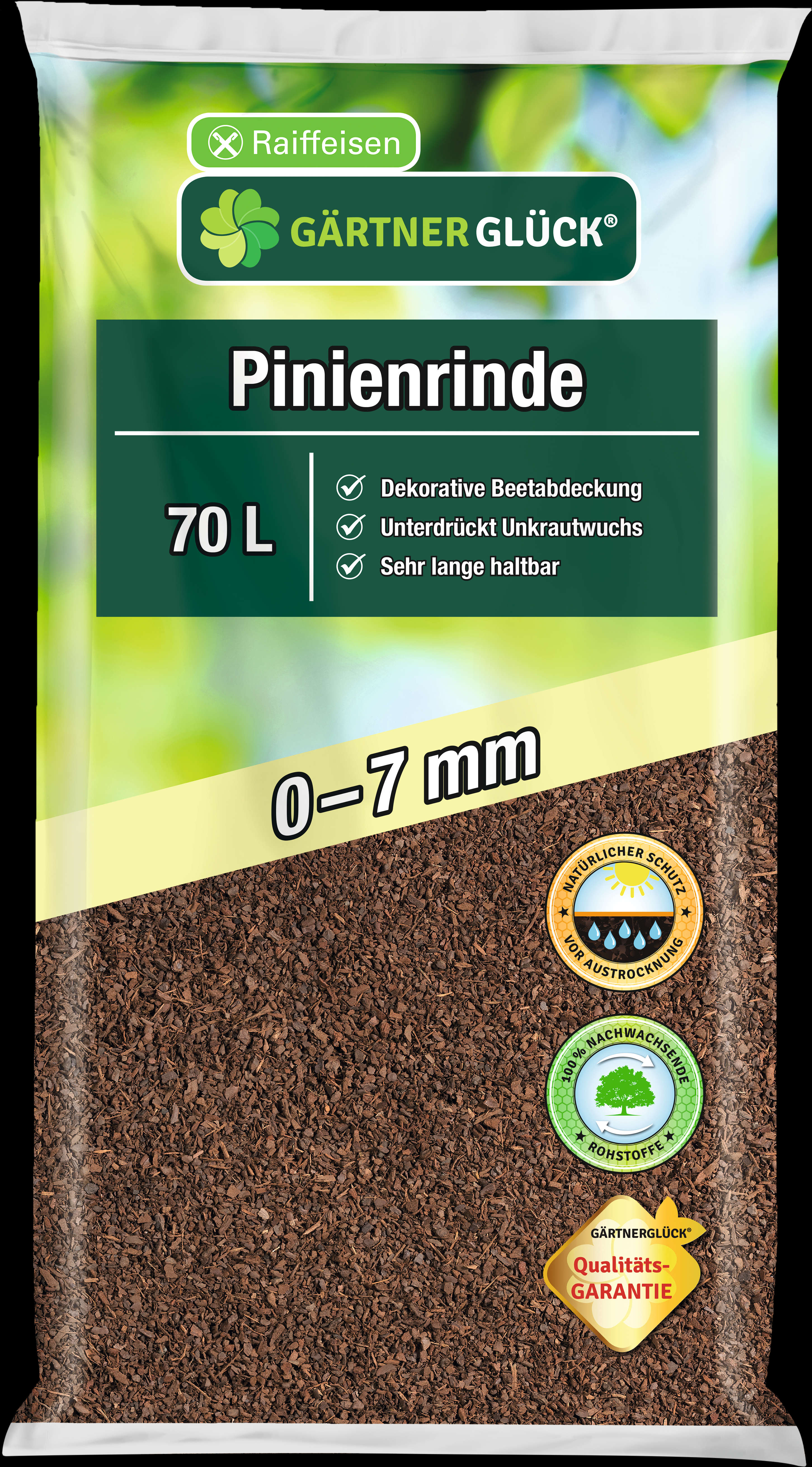 GÄRTNERGLÜCK Pinienrinde 0-7mm