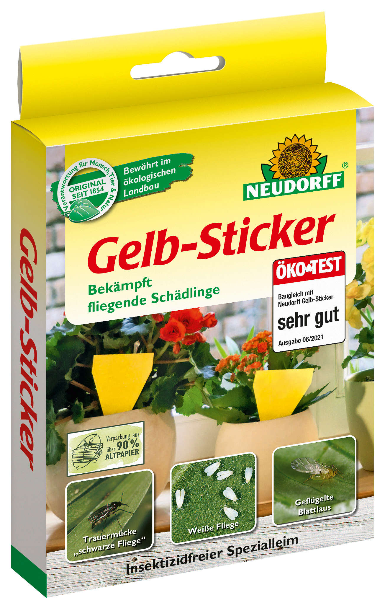 NEUDORFF Gelb-Sticker