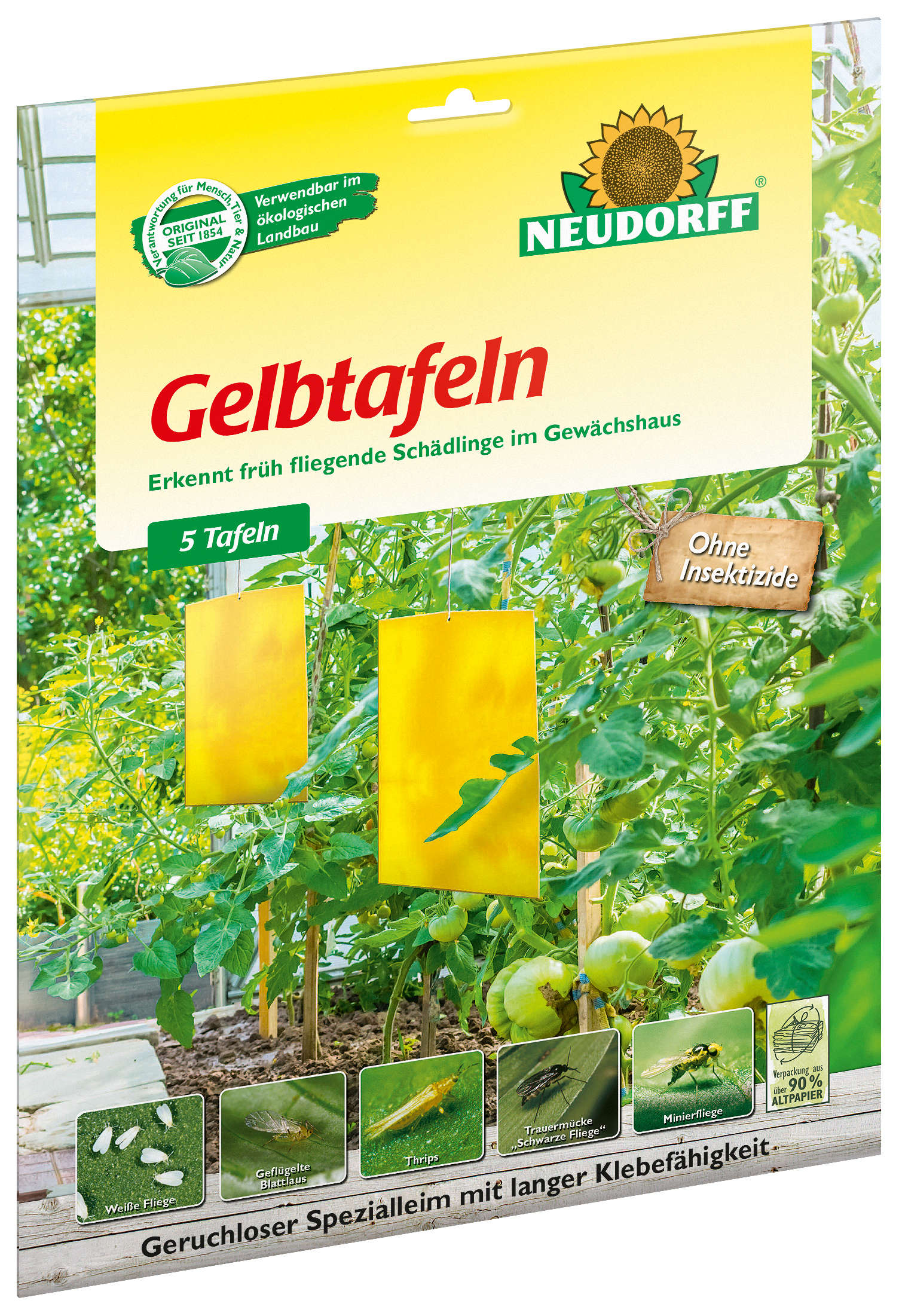 NEUDORFF Gelbtafeln (großformatig) 25 x 32 cm
