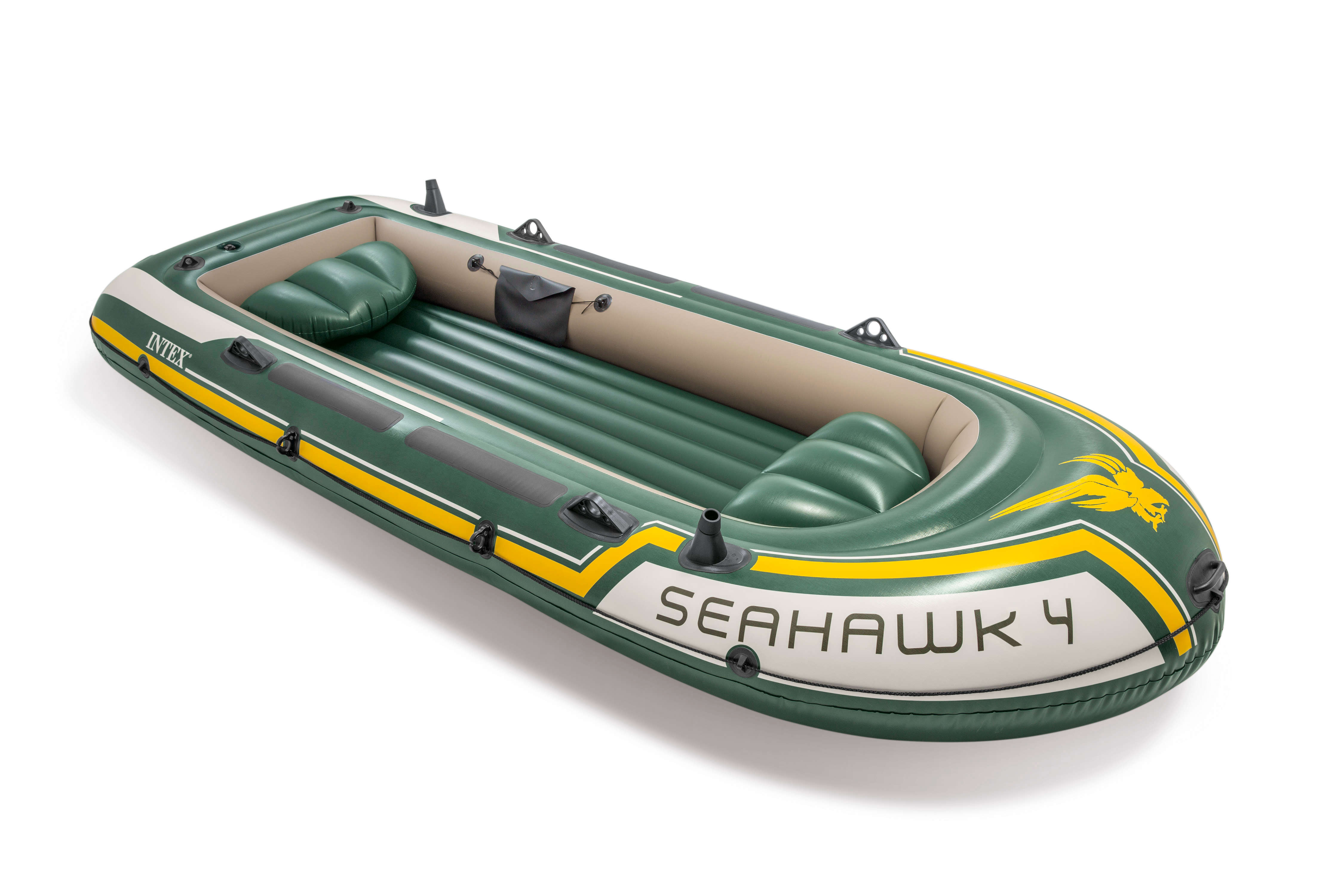 INTEX Boot Seahawk 4-Set mit Alu-Paddel & Pumpe