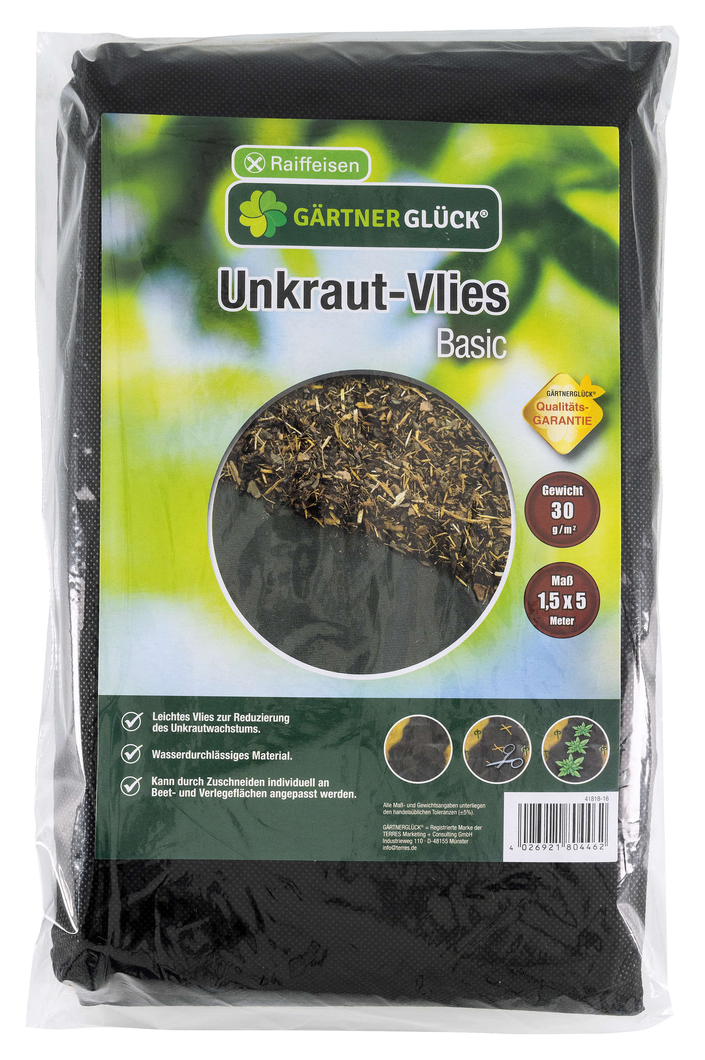 GÄRTNERGLÜCK Unkraut-Vlies Basic