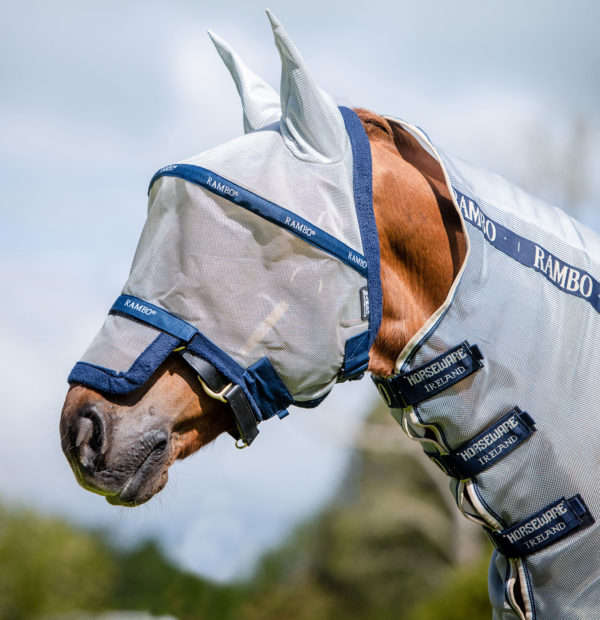 Horseware Fliegenmaske Flymask Plus non treated