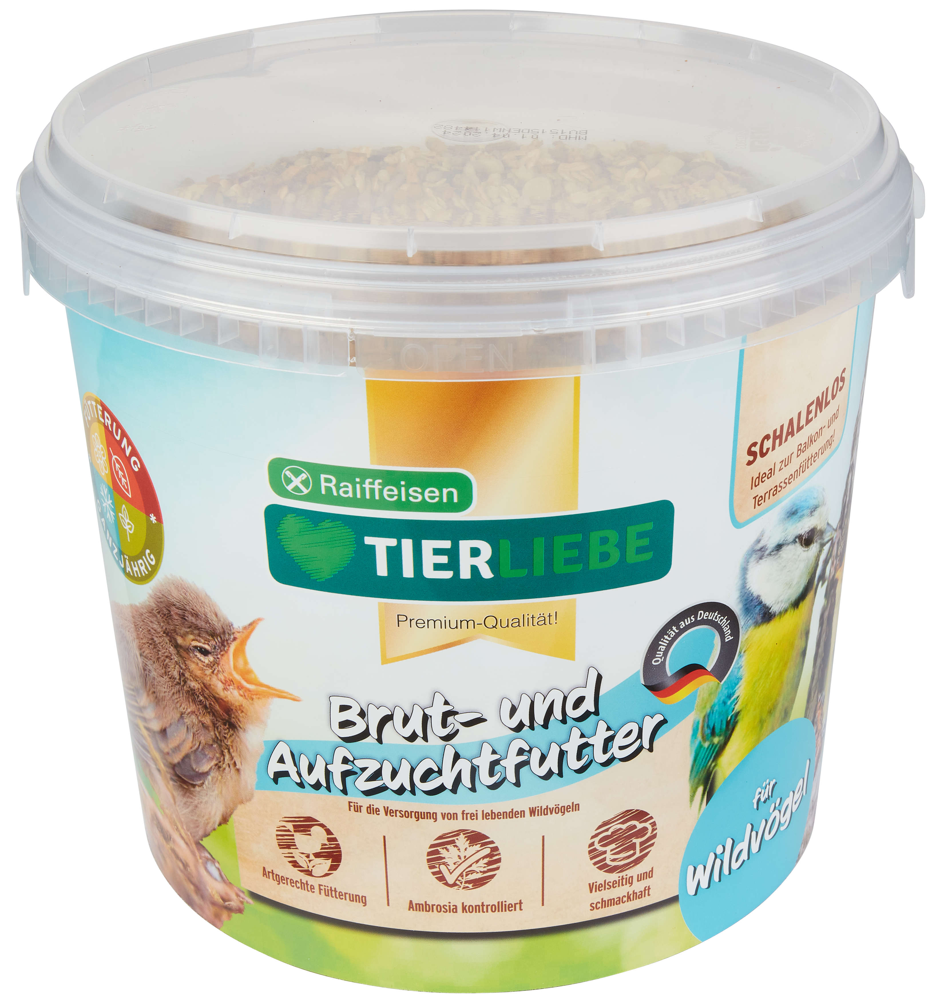 TIERLIEBE Brut und Aufzuchtfutter 2,5 kg