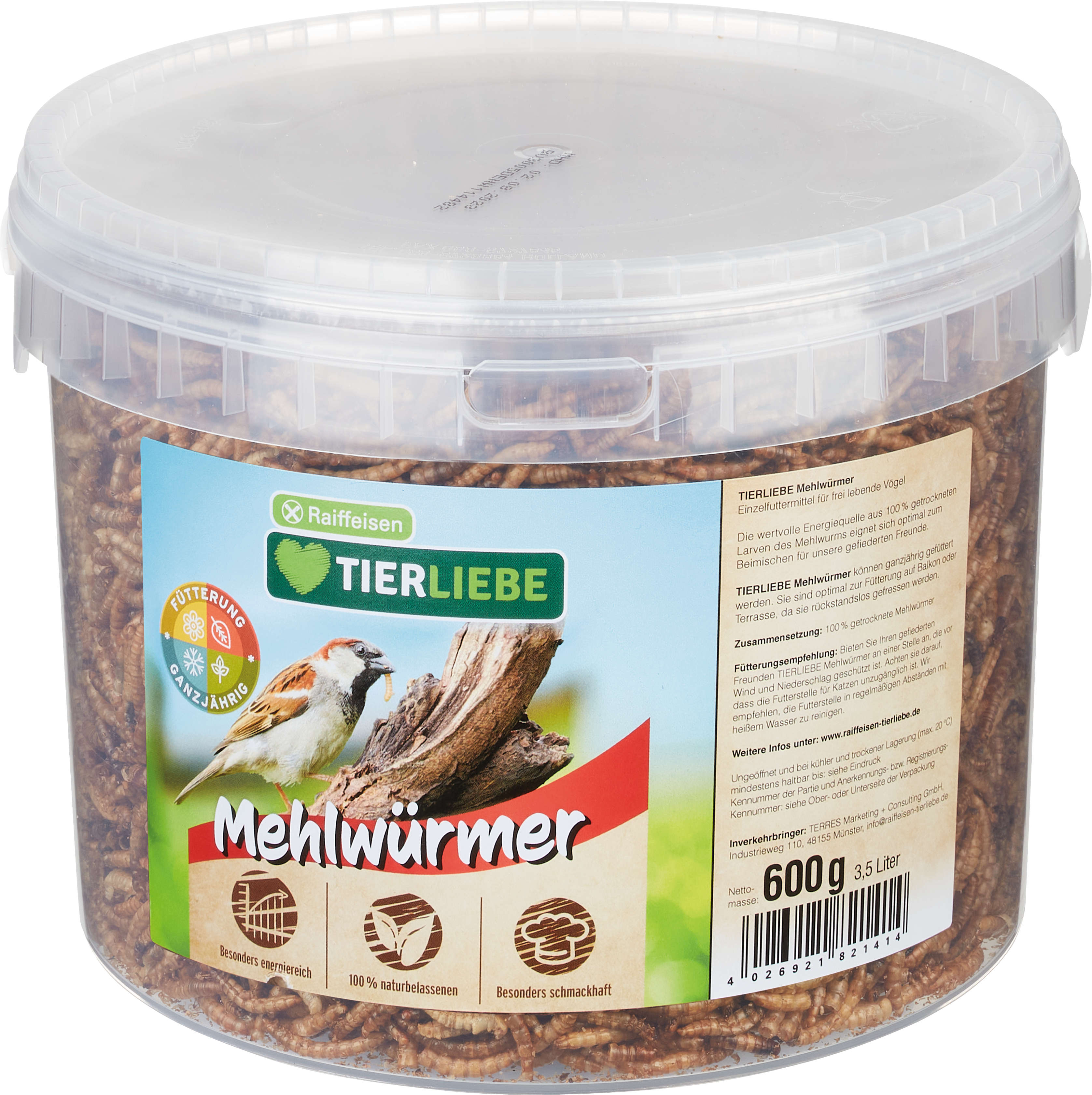 TIERLIEBE Mehlwürmer