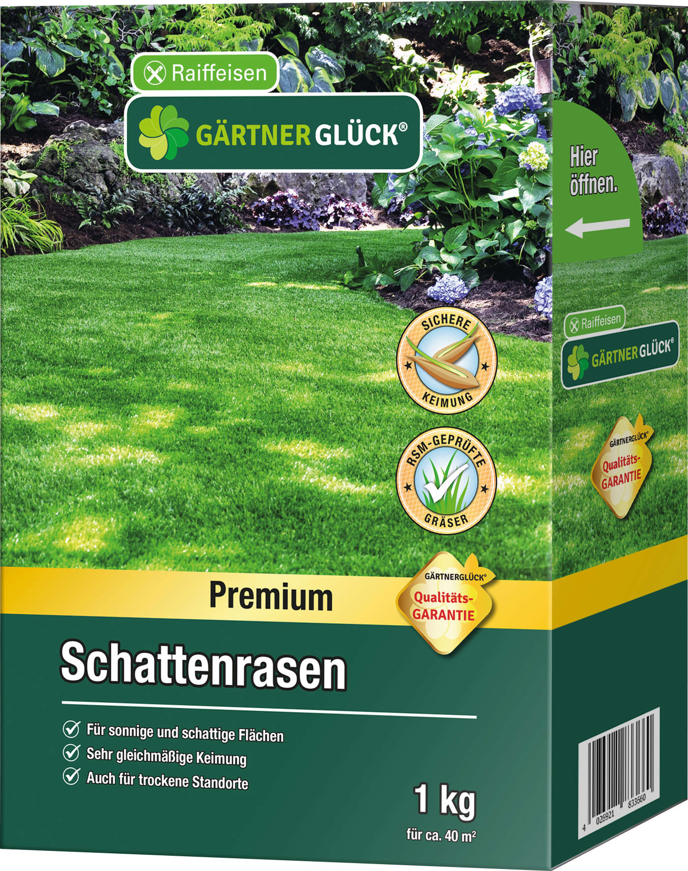 GÄRTNERGLÜCK PREMIUM Schattenrasen