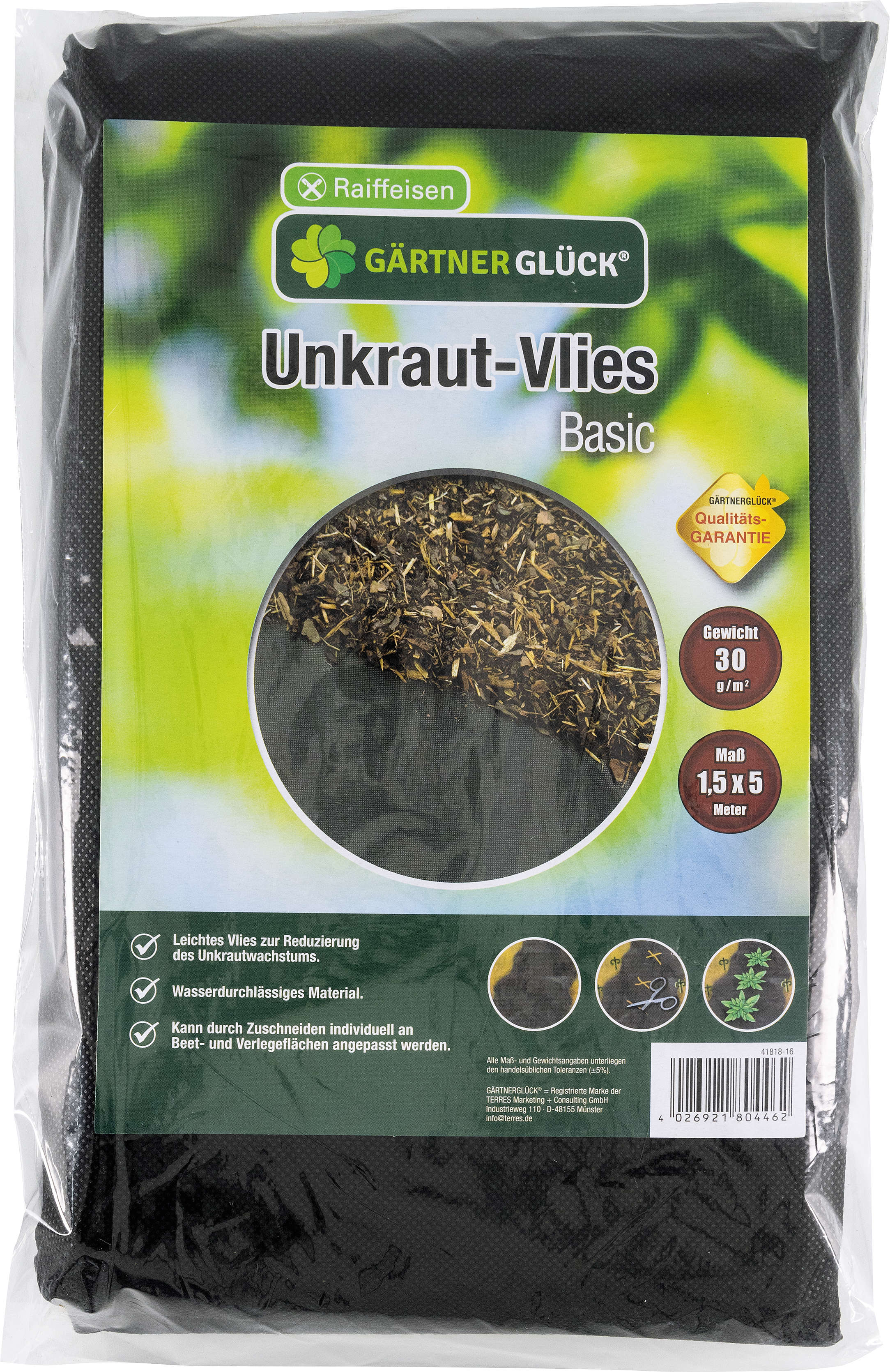 GÄRTNERGLÜCK Unkraut-Vlies Basic