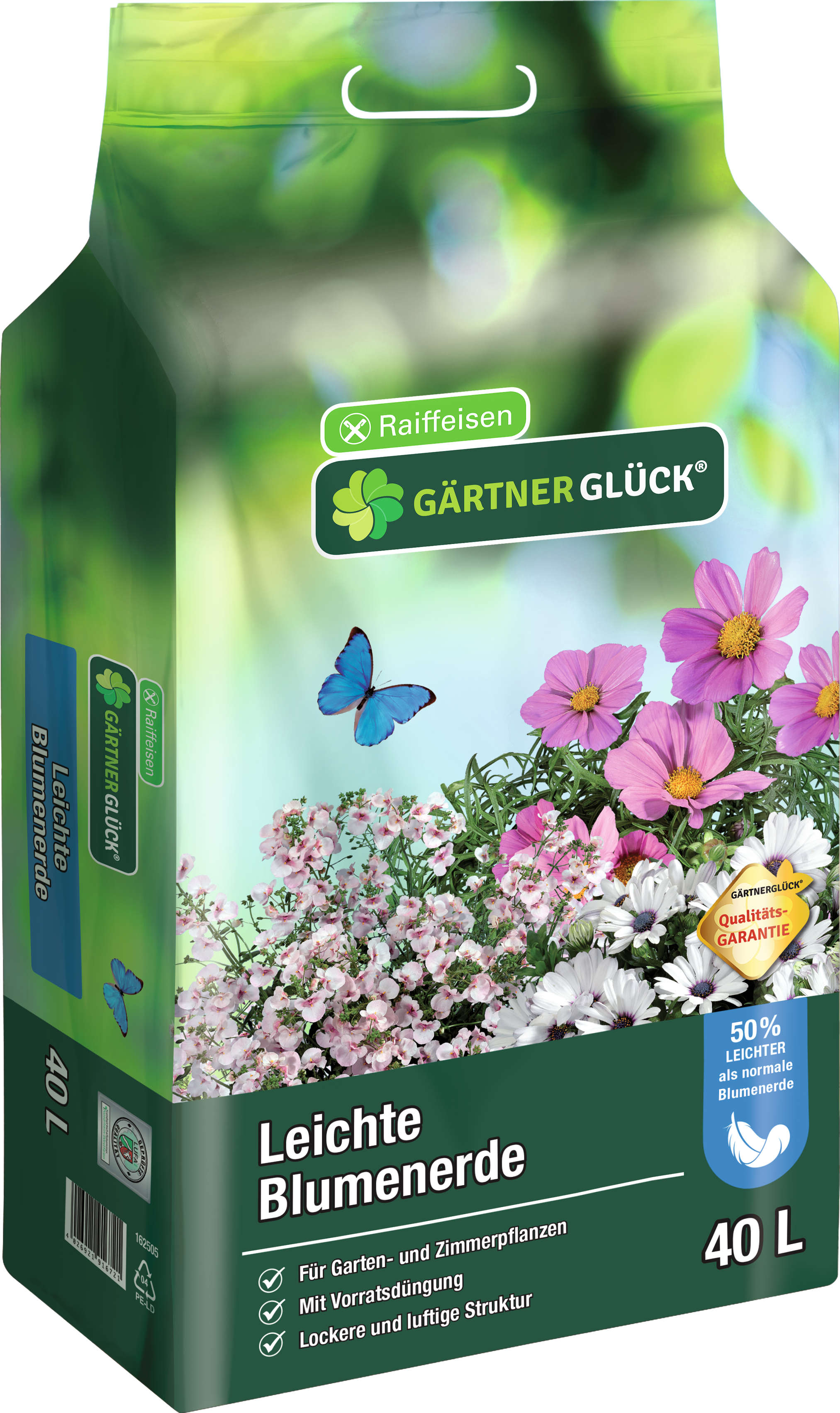GÄRTNERGLÜCK Leichte Blumenerde