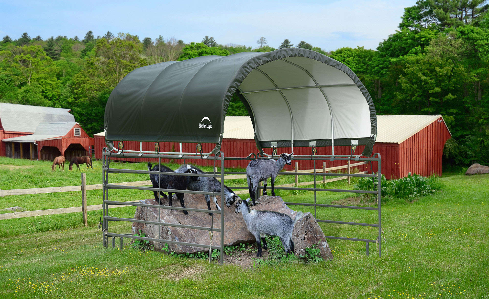 ShelterLogic Weidezelt-Überdachung