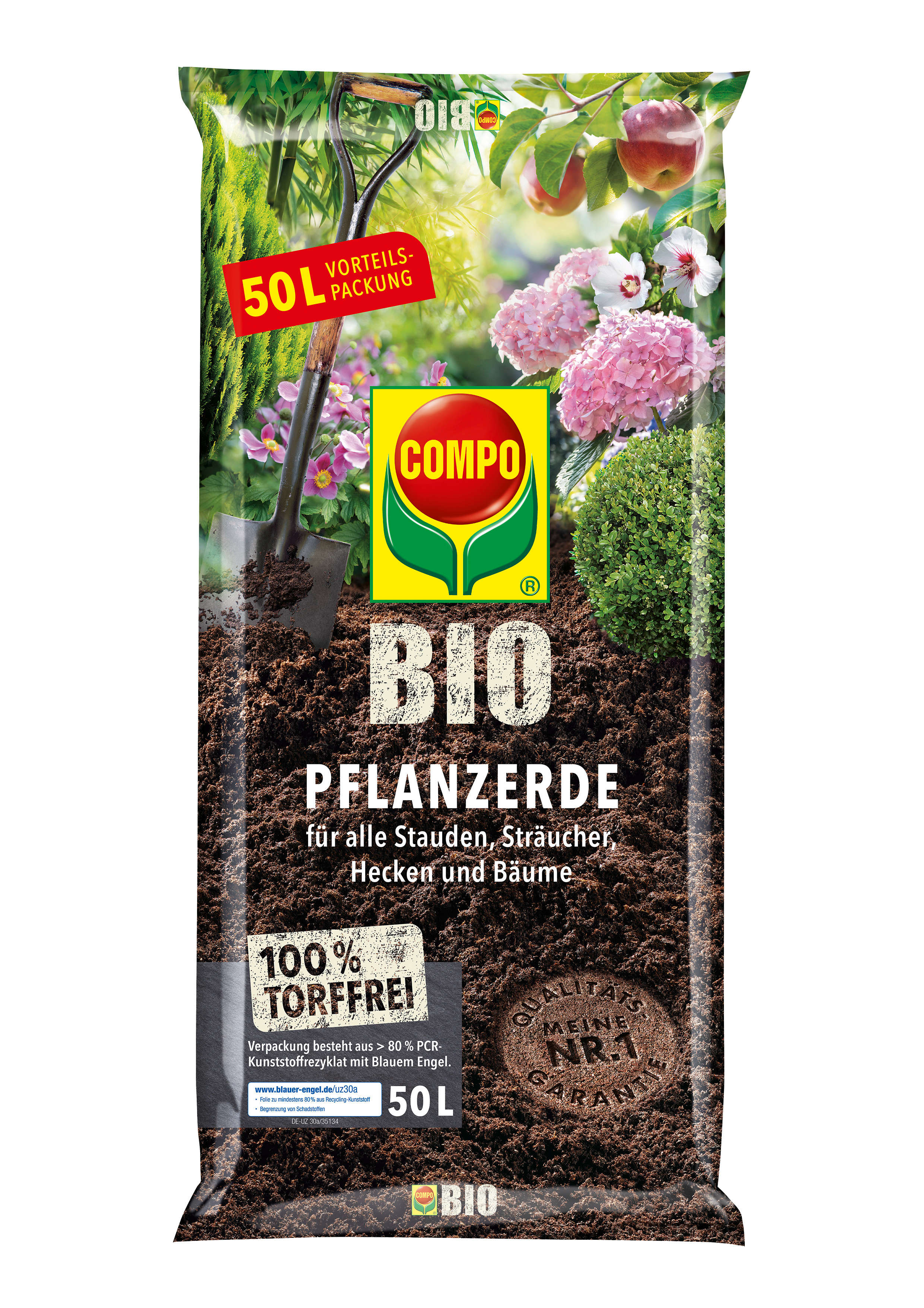 COMPO BIO Pflanzerde torffrei 50 l