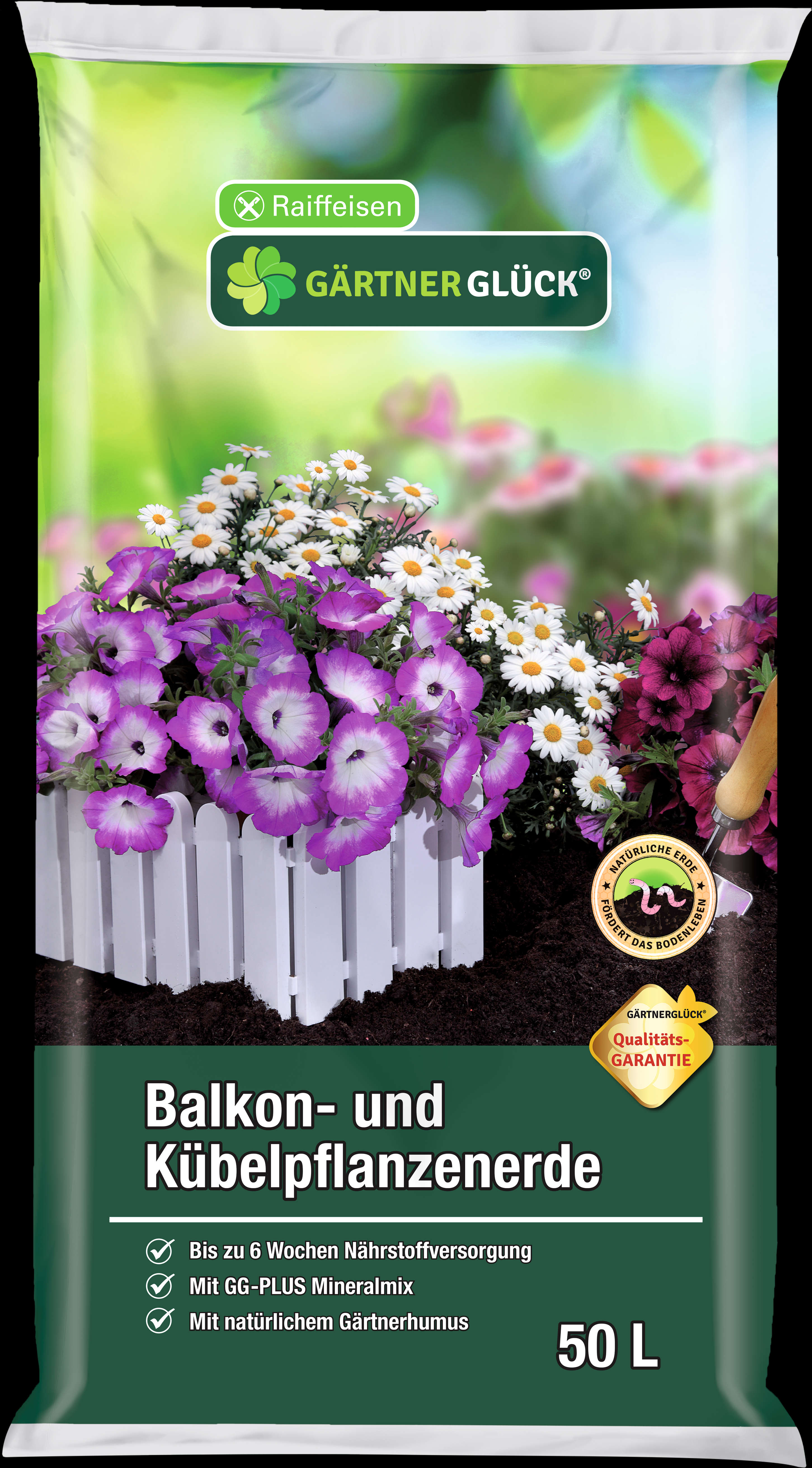 GÄRTNERGLÜCK Balkon- und Kübelpflanzenerde