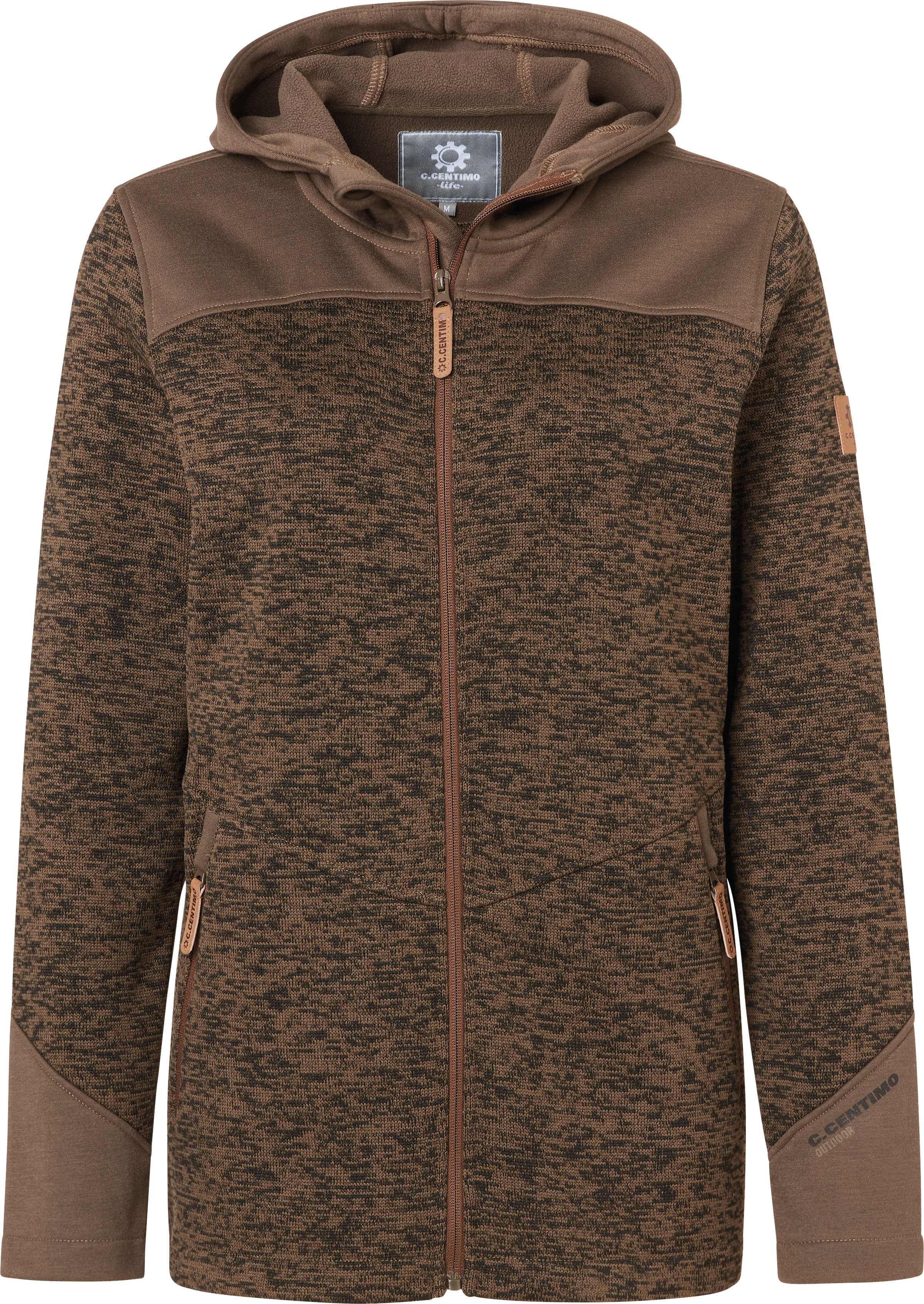 C.Centimo Outdoor Damen-Strickfleecejacke