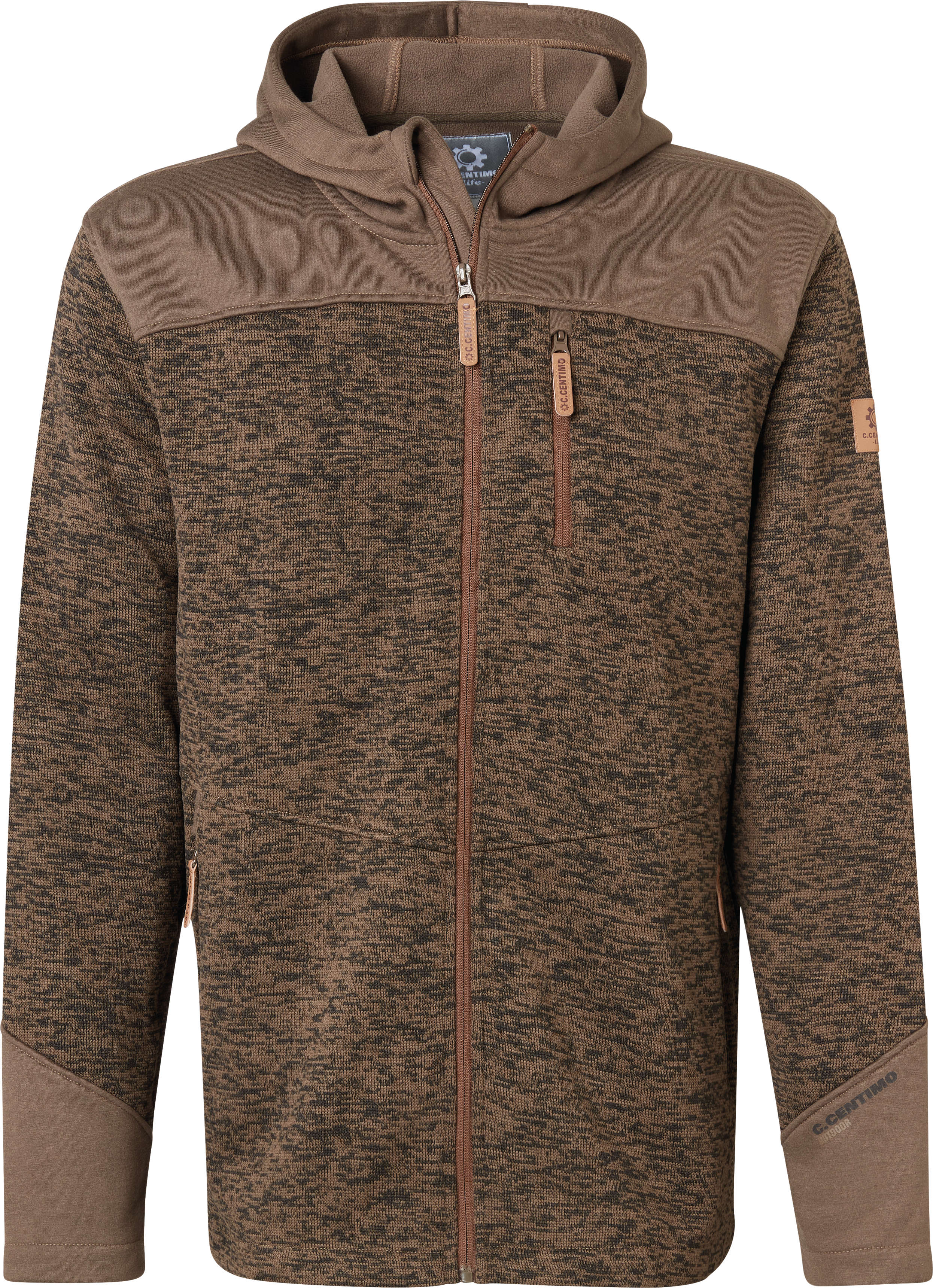 C.Centimo Outdoor Herren-Strickfleecejacke
