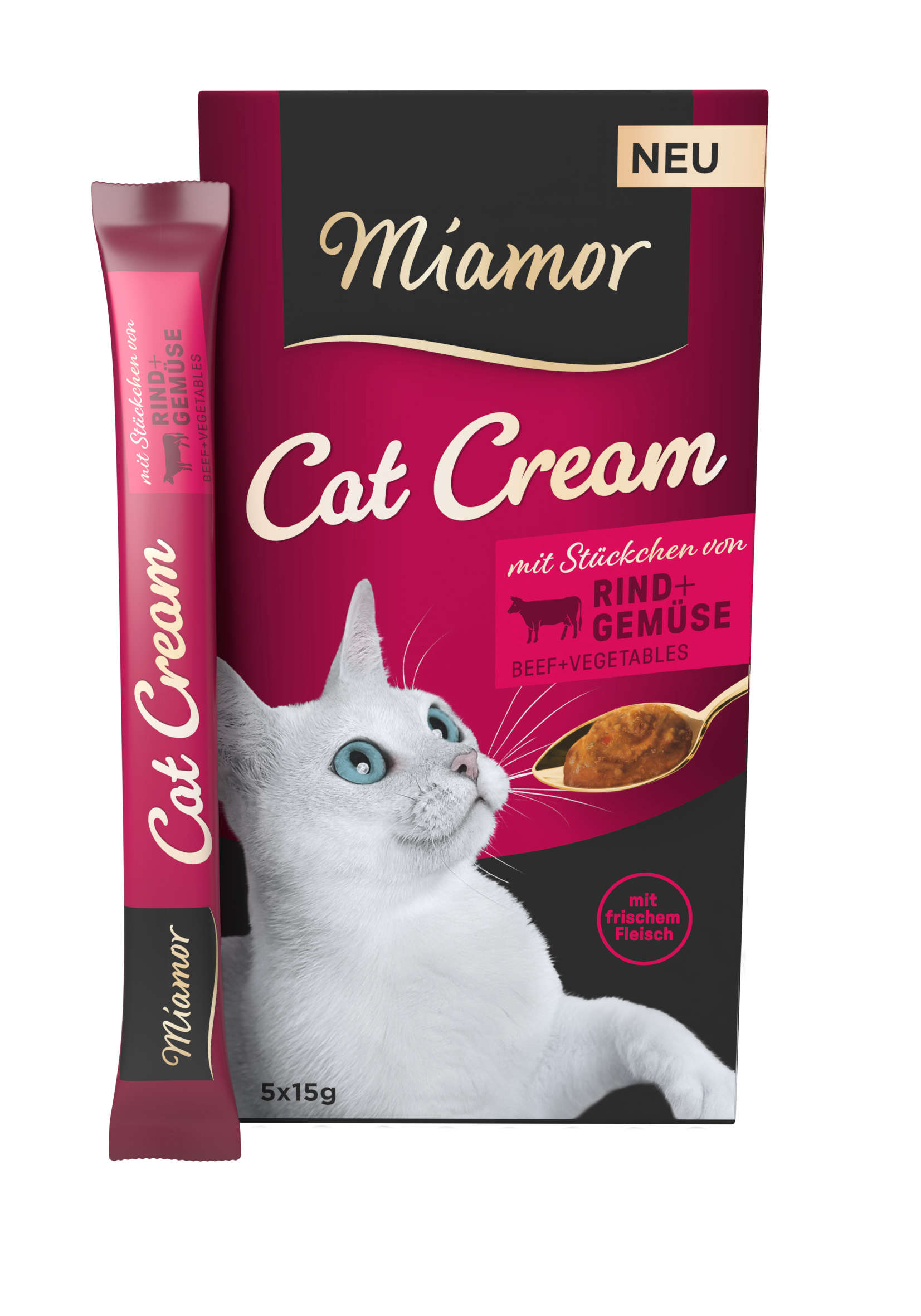 Miamor Katzenleckerli Cat Cream Rind + Gemüse