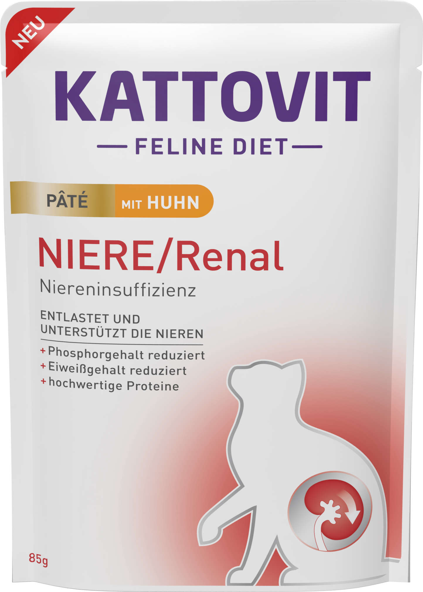 KATTOVIT Katzen-Nassfutter Renal Pat Huhn