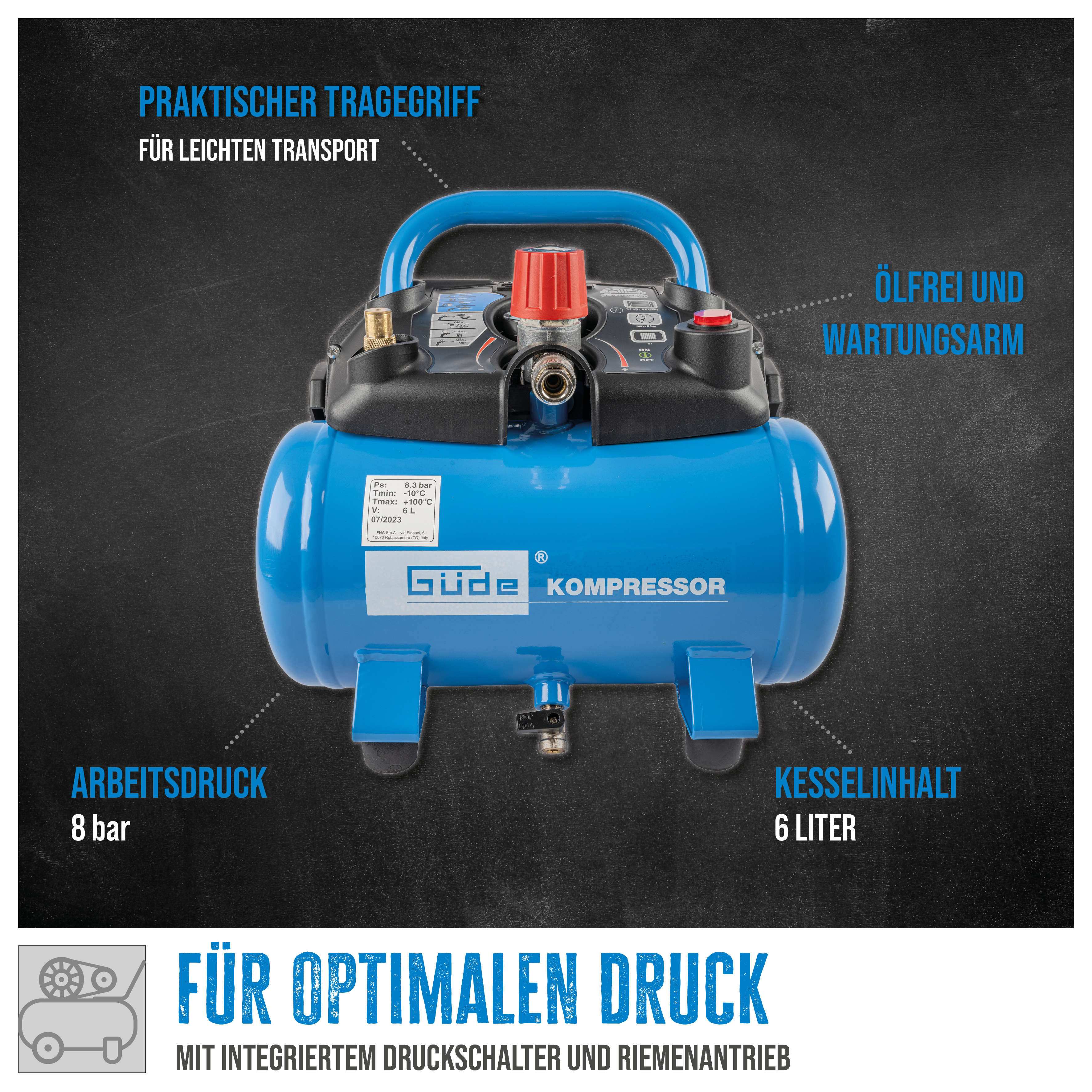 Güde Kompressor Airpower 190/08/6