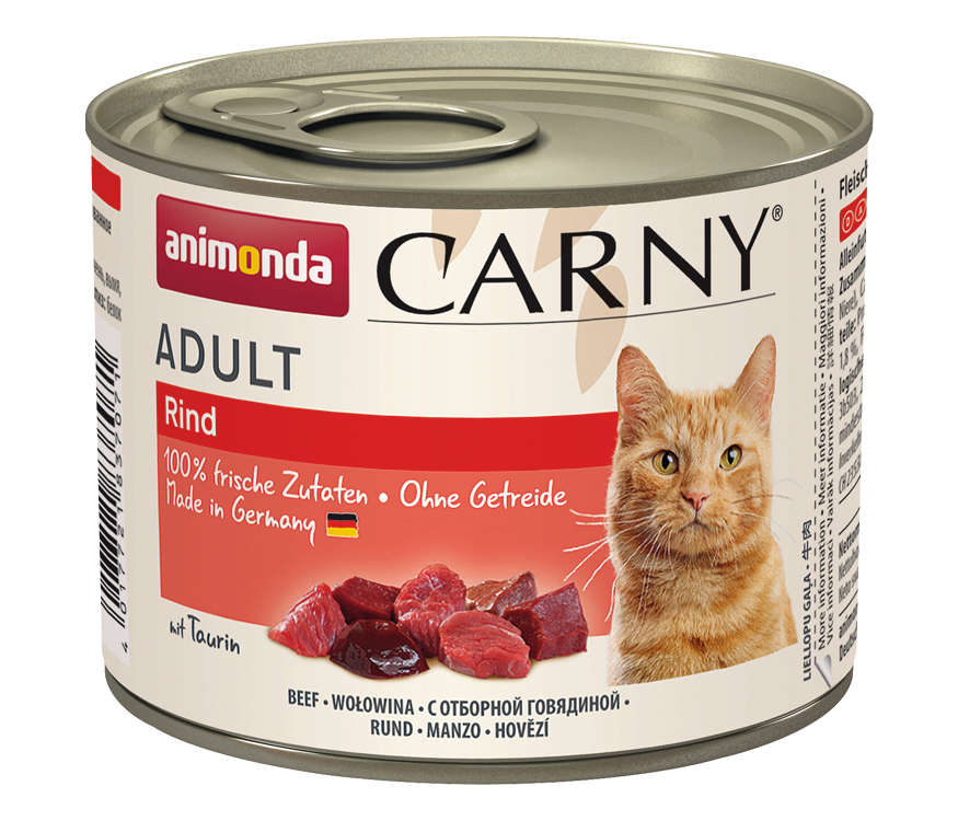 animonda Katzen-Nassfutter Carny Adult Rind pur