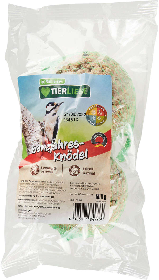 TIERLIEBE Ganzjahres-Knödel
