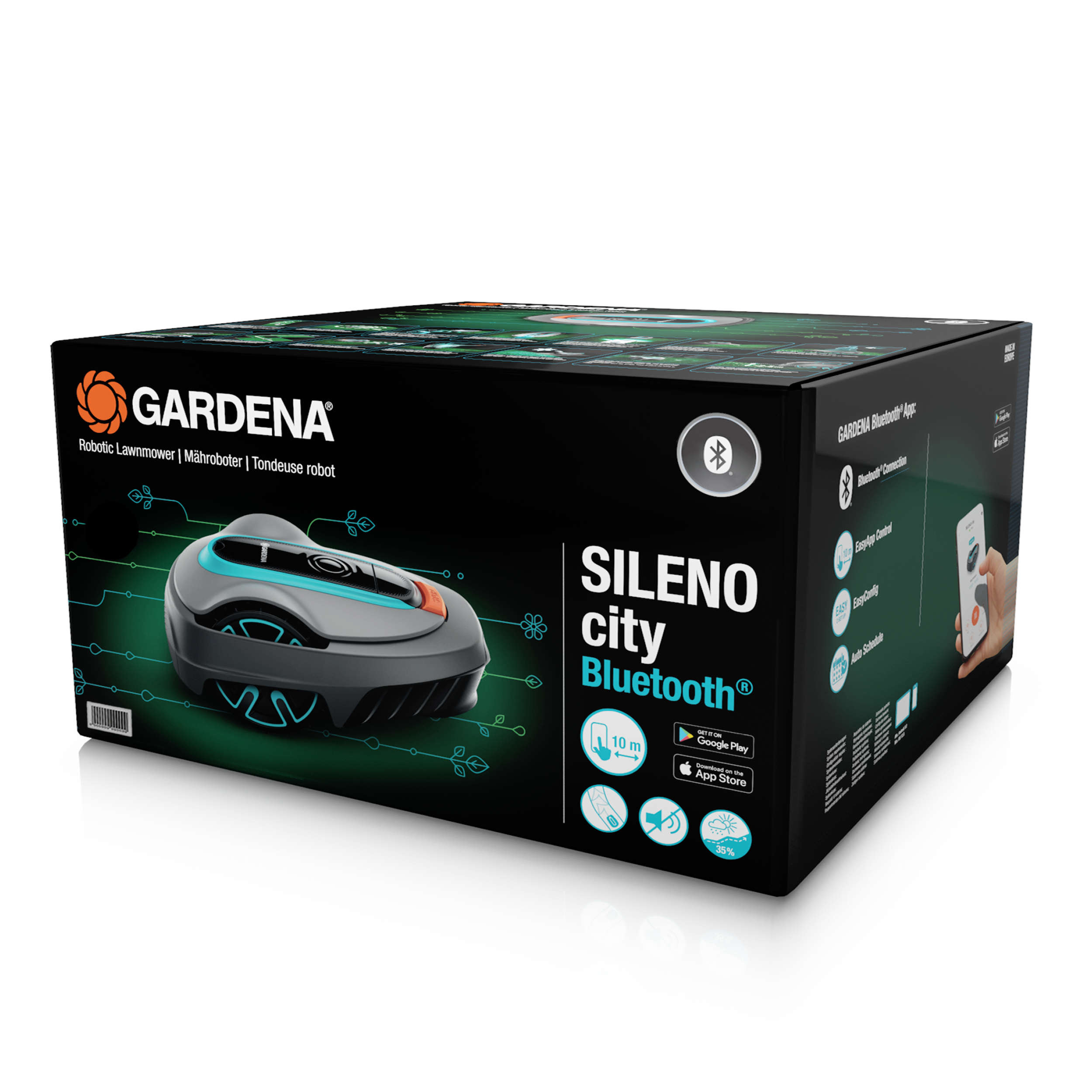 GARDENA Mähroboter SILENO city 600 m² + Garage
