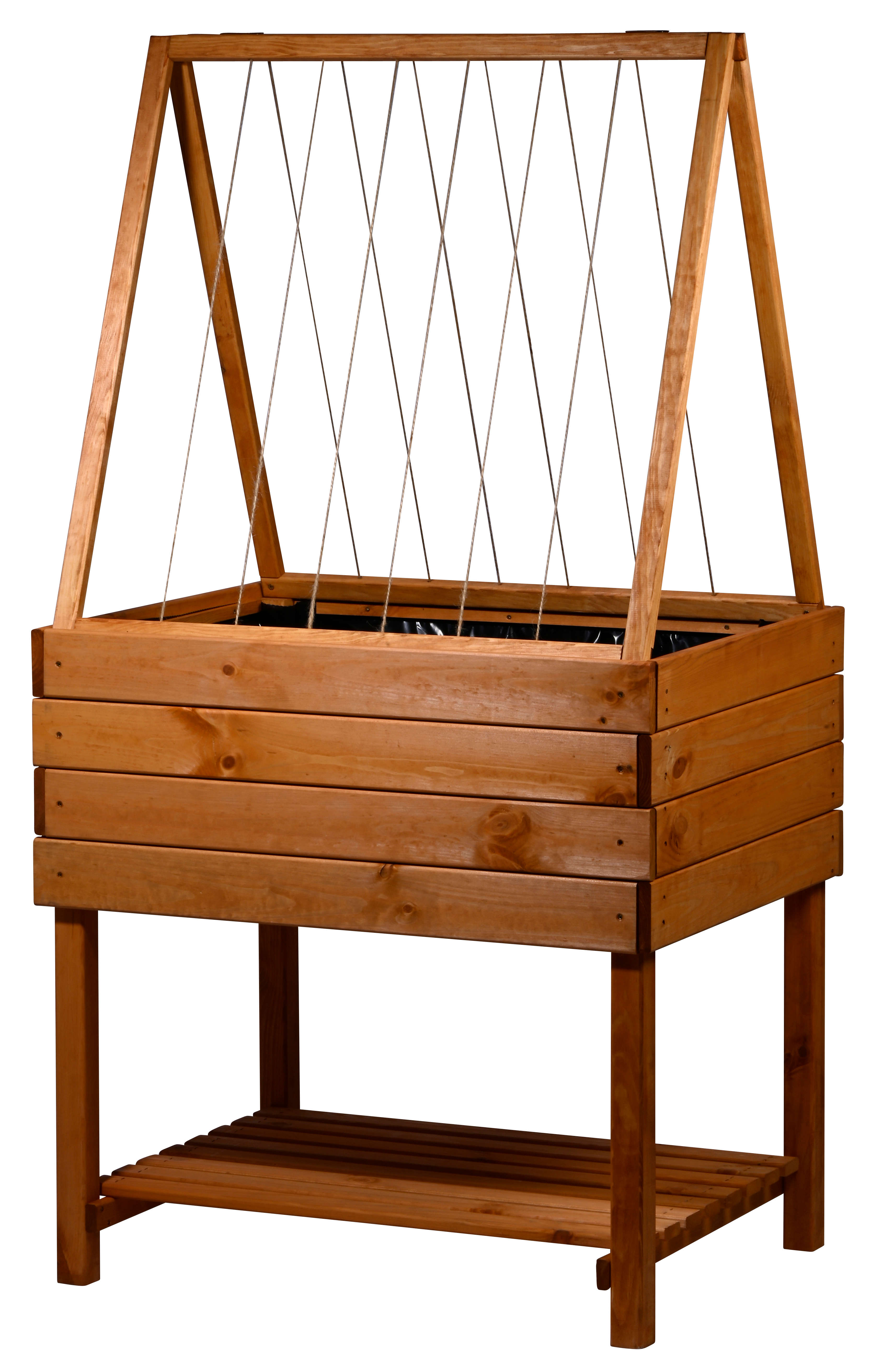 dobar Hochbeet Magic Kubus mit Rankgitter