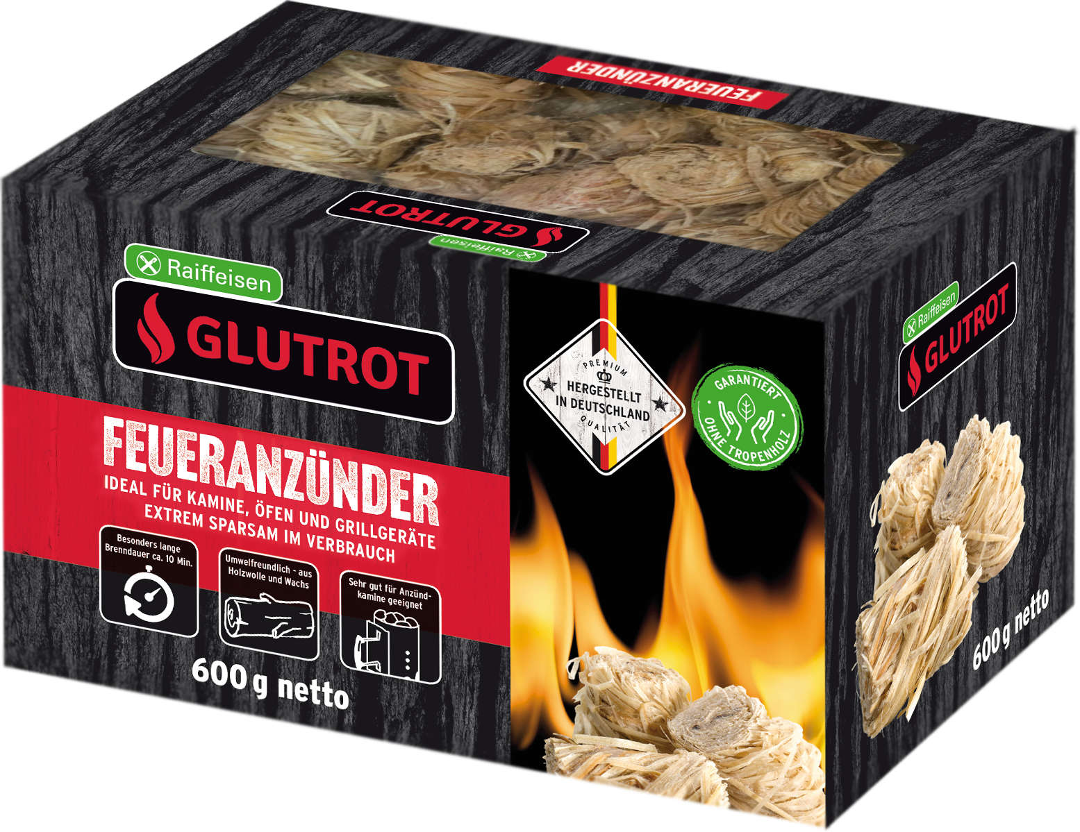 GLUTROT Feueranzünder