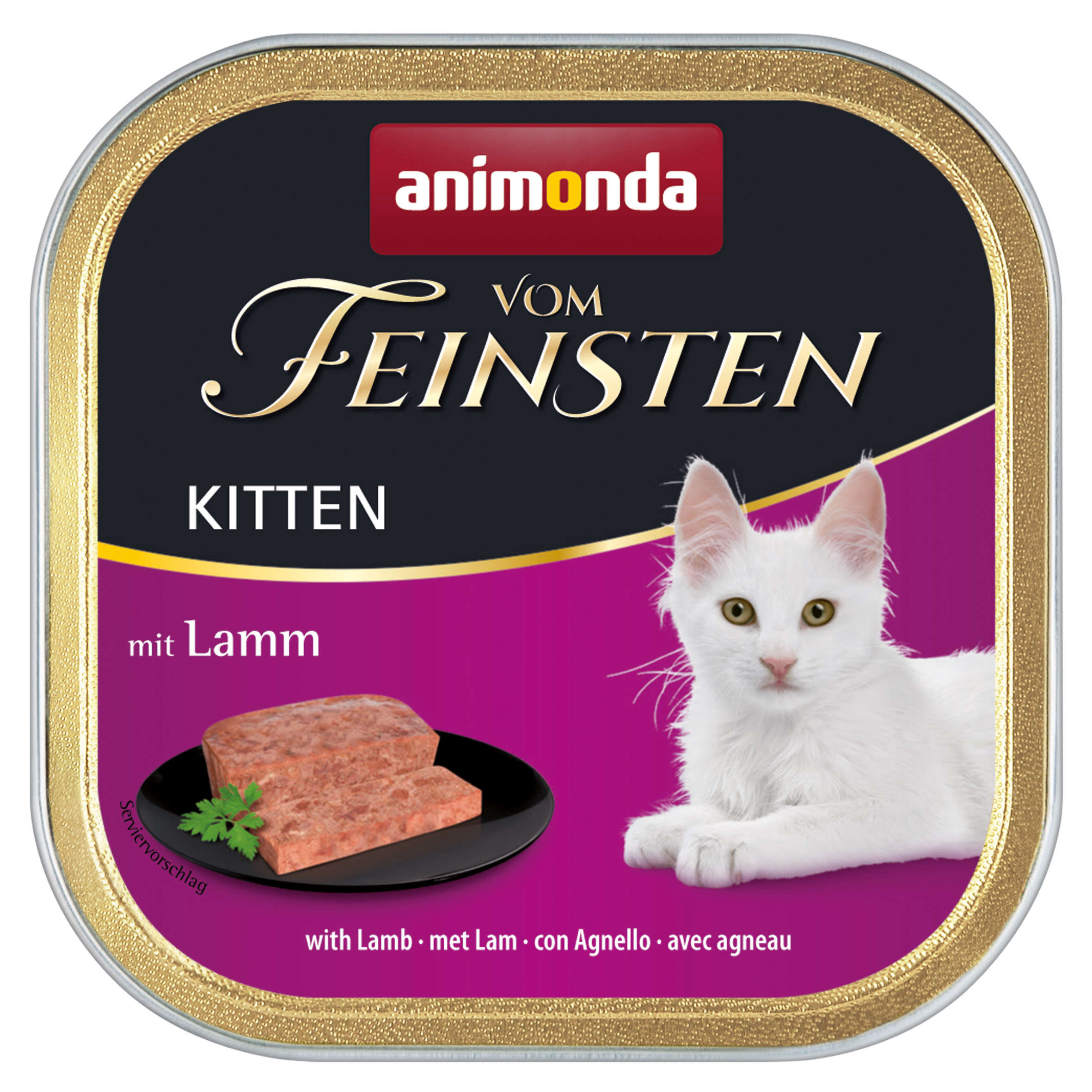 animonda Katzen-Nassfutter Vom Feinsten Kitten mit Lamm