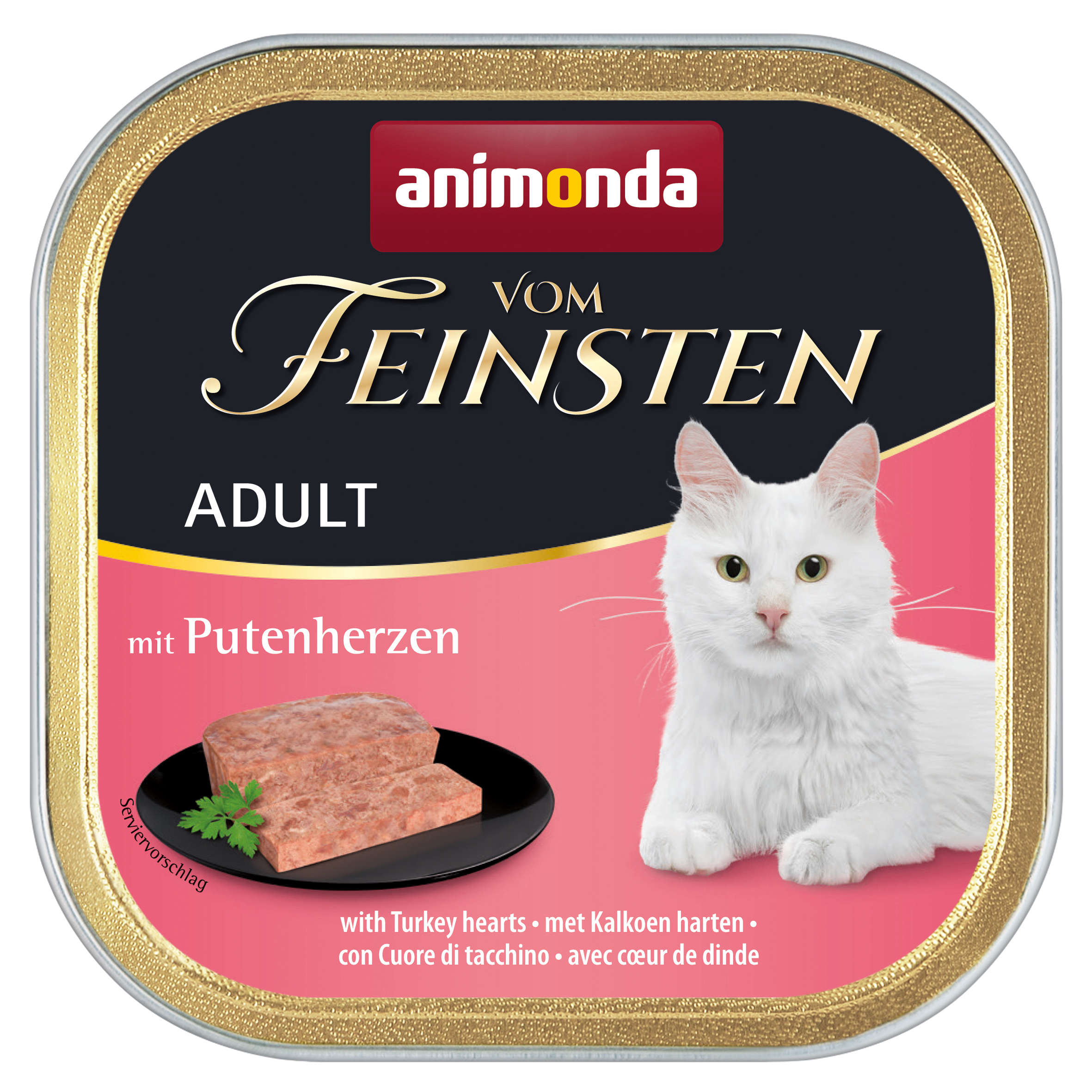 animonda Katzen-Nassfutter Vom Feinsten Adult Putenherz