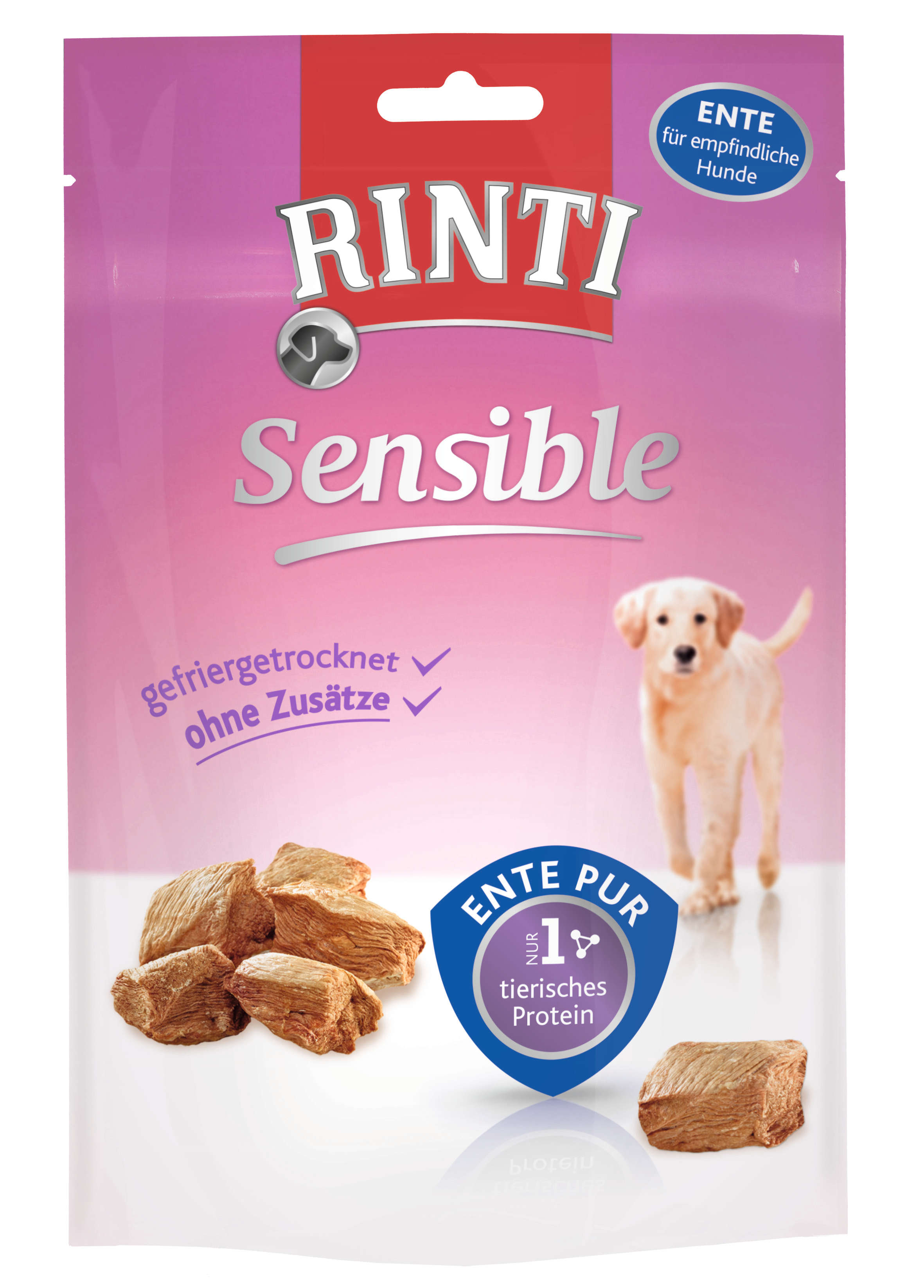 RINTI Hundeleckerli Sensible Snacks Ente pur
