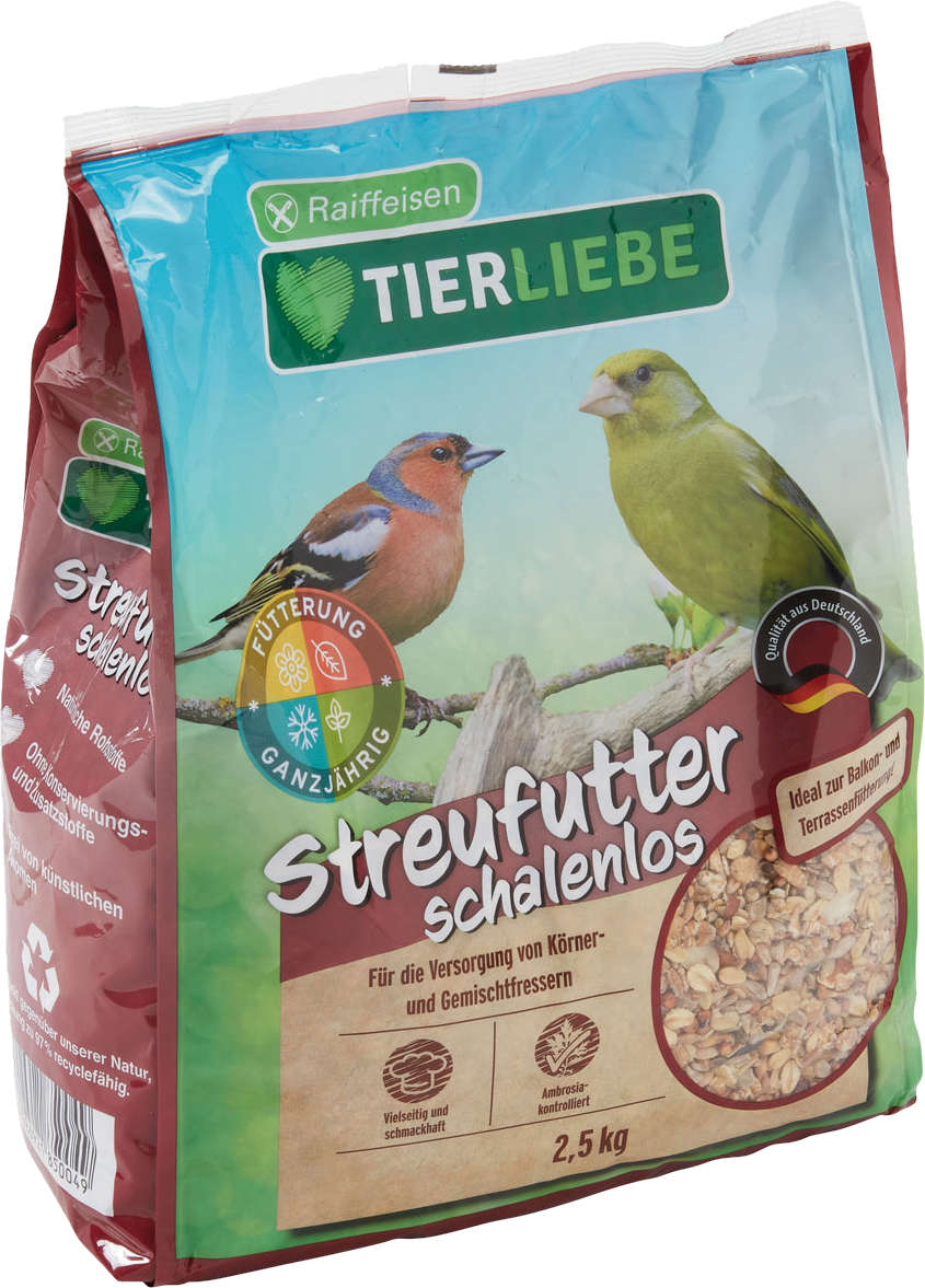 TIERLIEBE Streufutter schalenlos