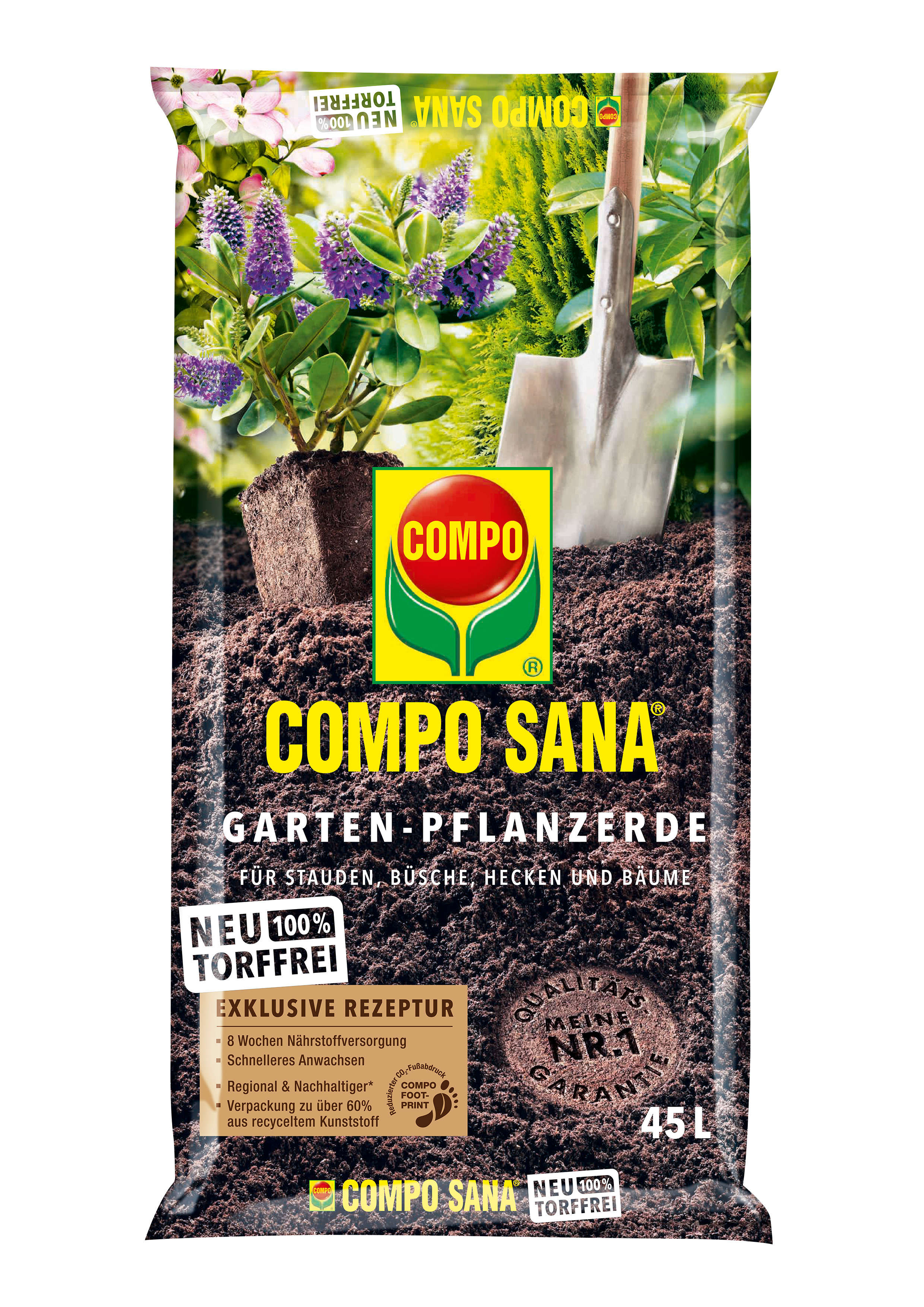 COMPO SANA® Gartenpflanzenerde torffrei