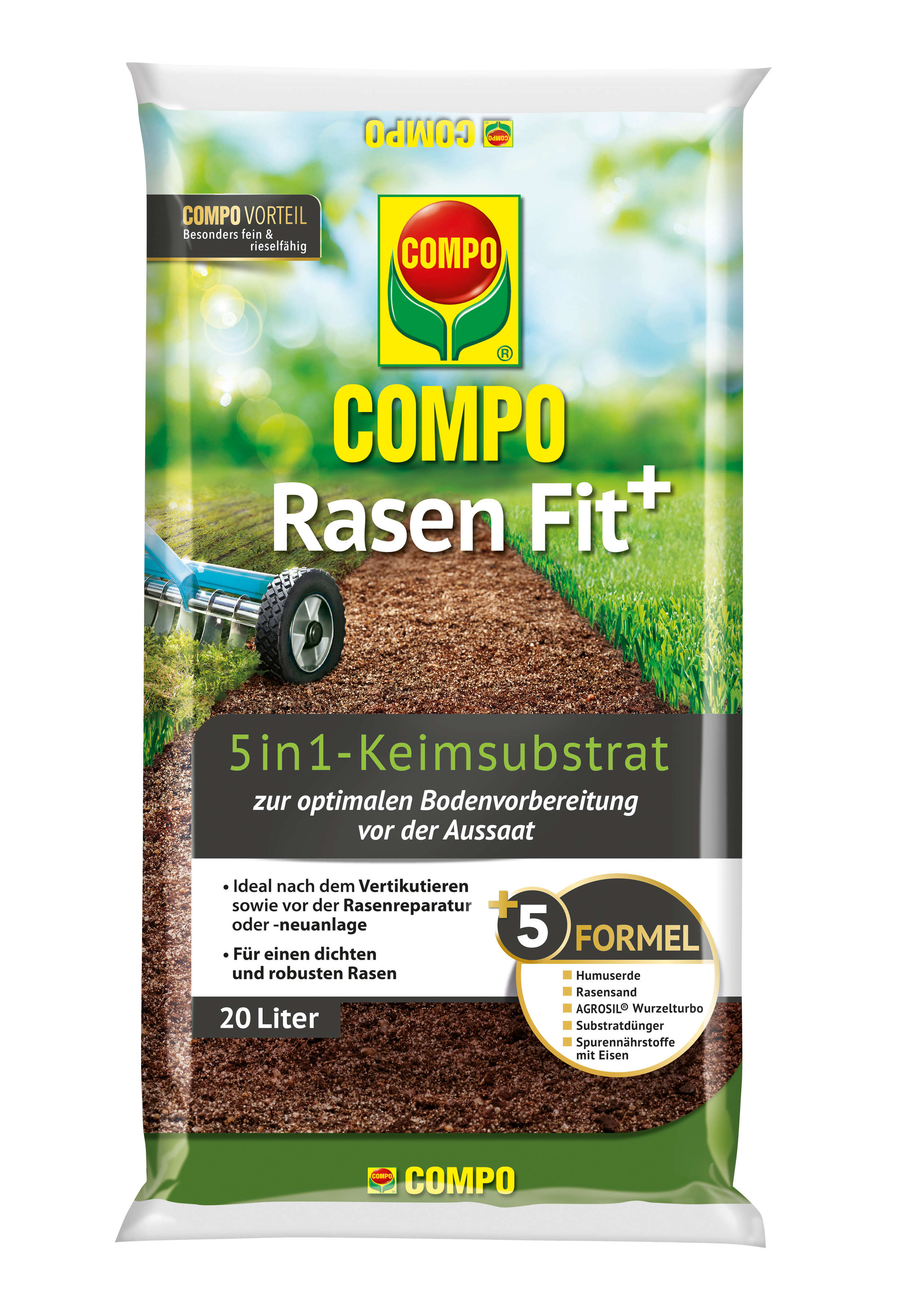 COMPO Rasen Fit+ 5in1 Keimsubstrat
