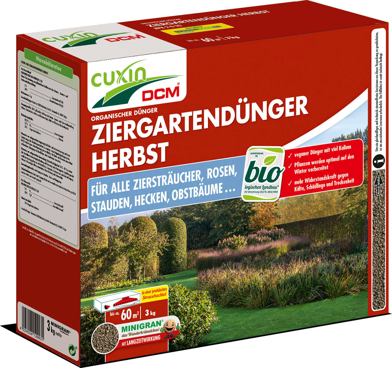 CUXIN Ziergartendünger Herbst