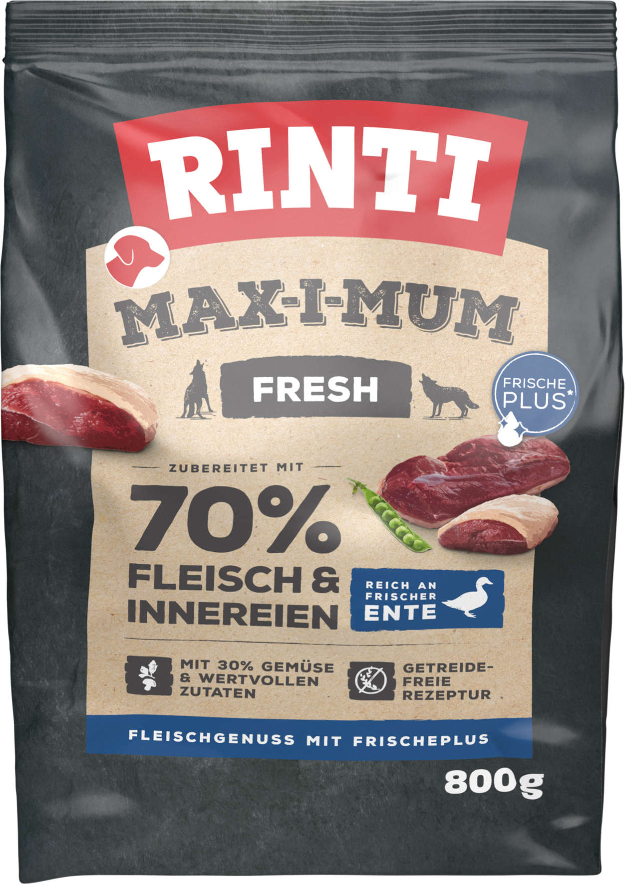 RINTI Hunde-Trockenfutter MAX-I-MUM Ente