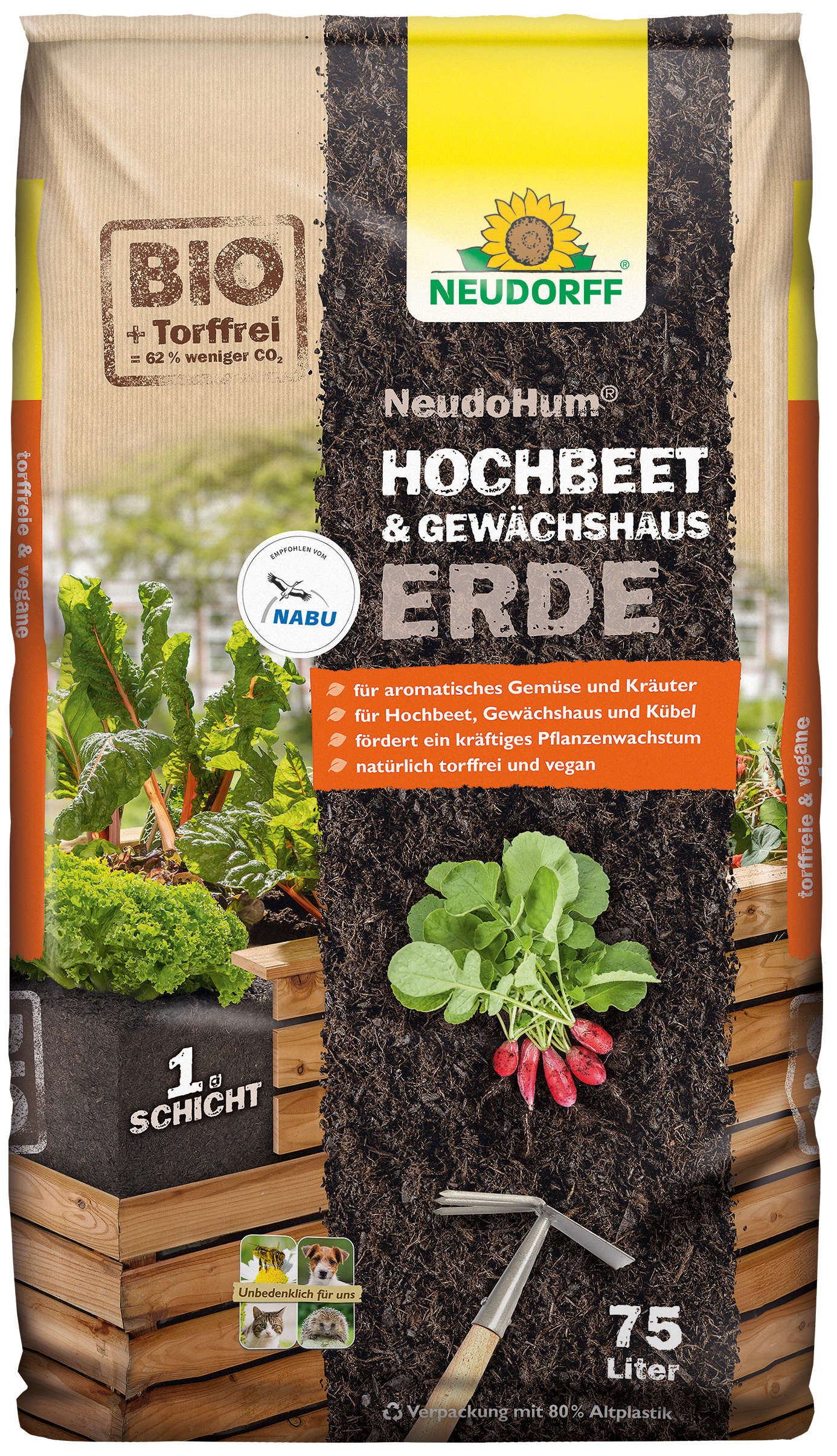 NEUDORFF NeudoHum Hochbeeterde torffrei