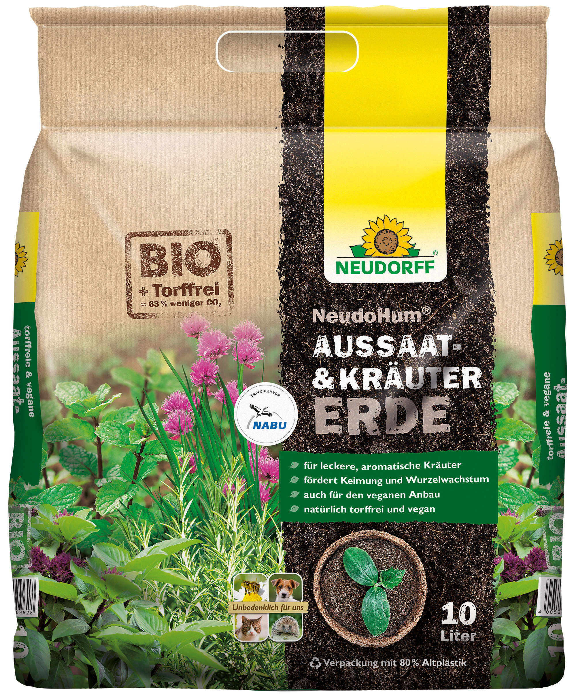NEUDORFF NeudoHum Aussaat- und Kräutererde torffrei