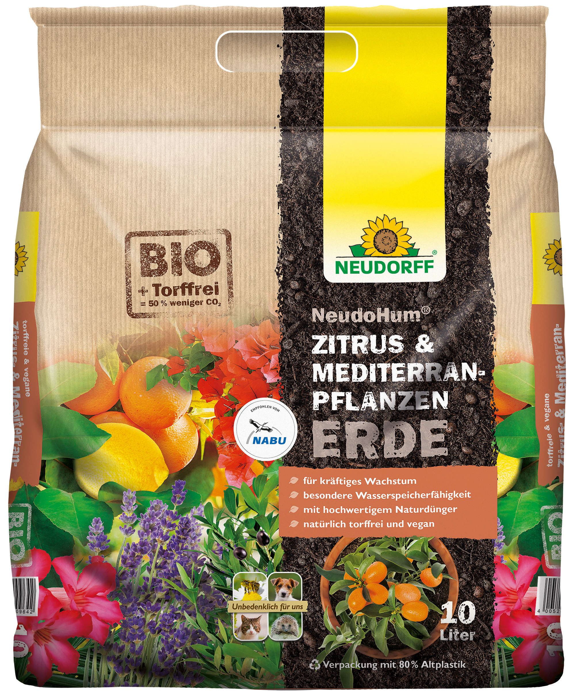 NEUDORFF NeudoHum Zitrus & Mediterranpflanzenerde