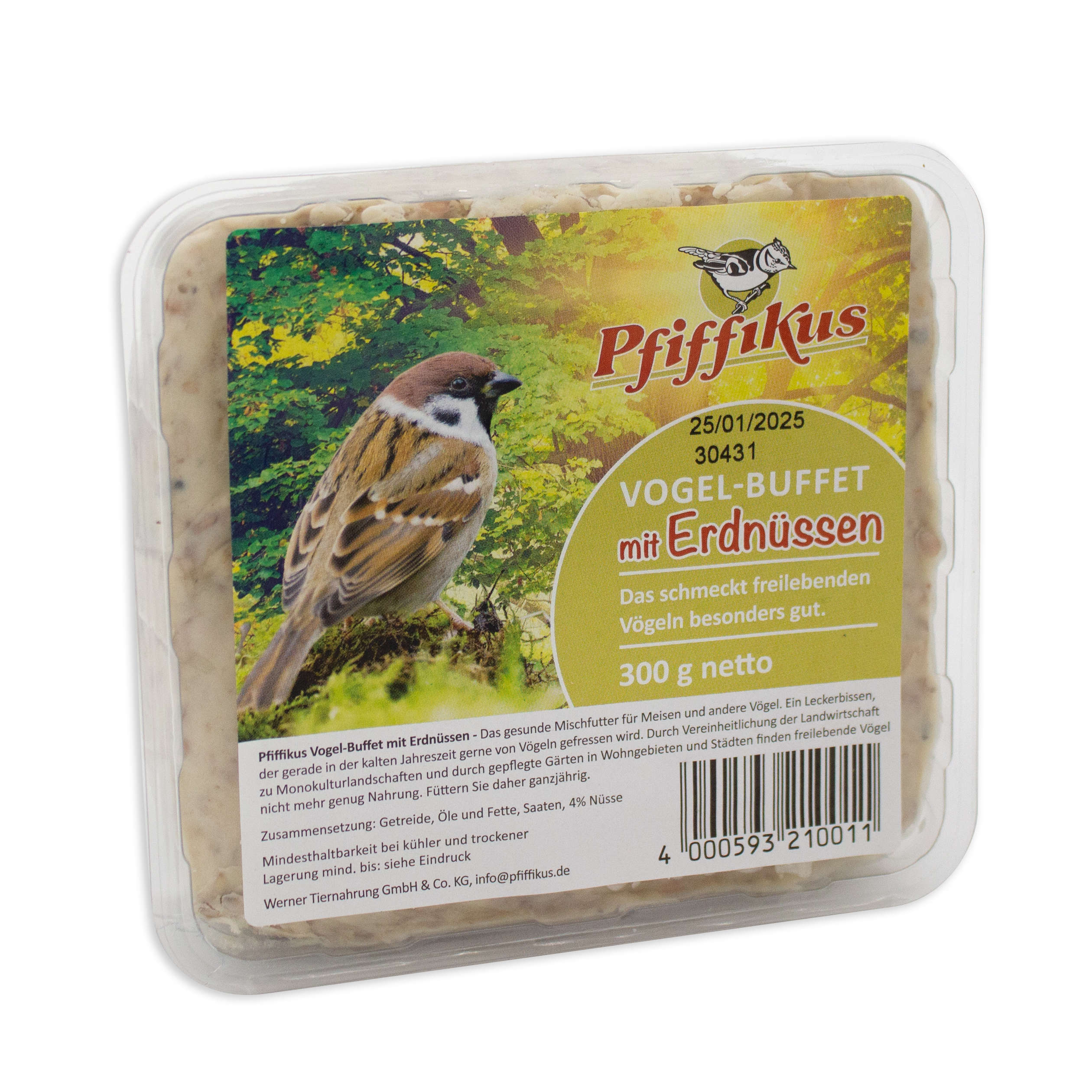 Pfiffikus Wildvogelfutter Vogel-Buffet Erdnuss