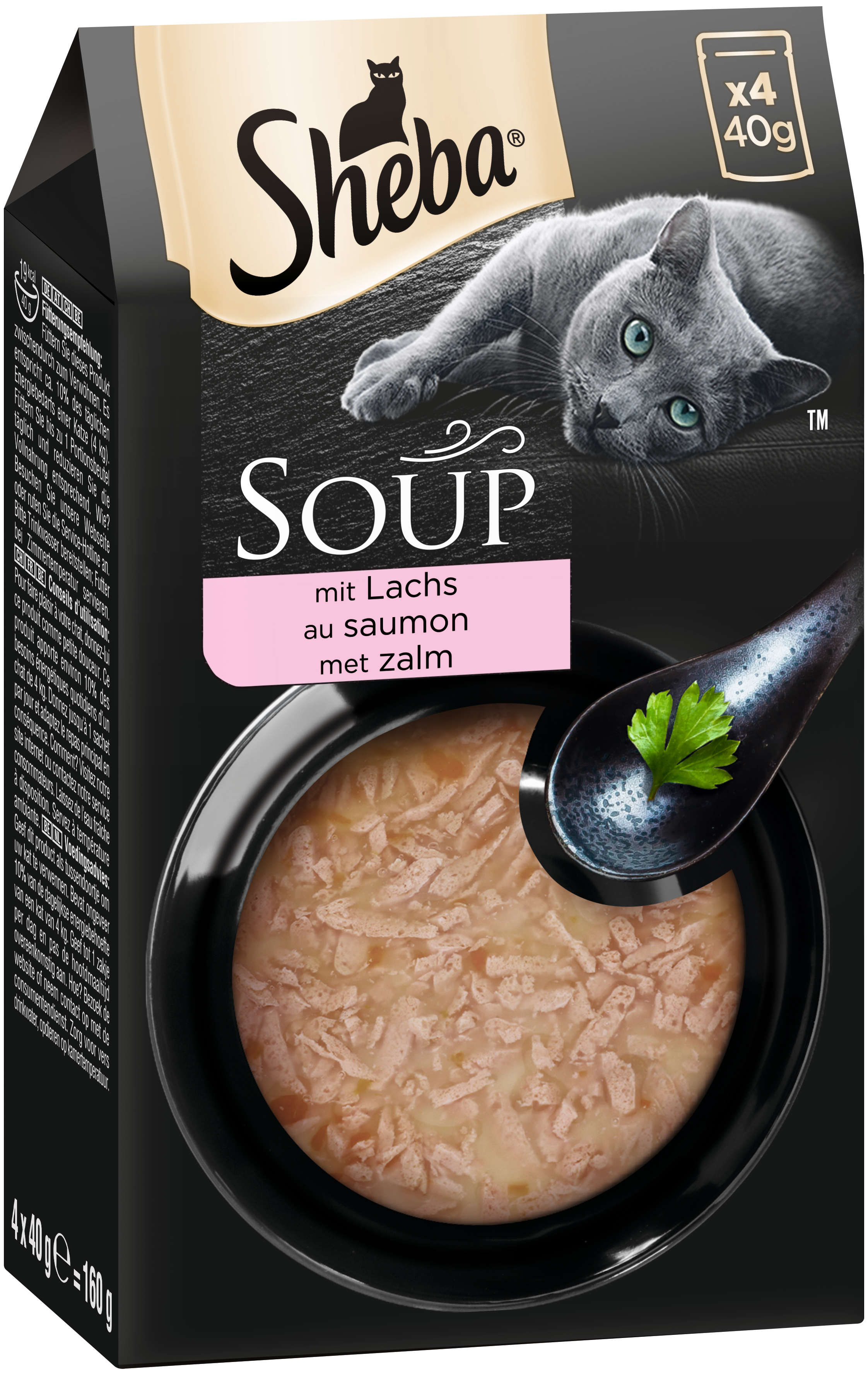 Sheba Katzen-Nassfutter Soup Lachs Multipack