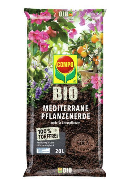 COMPO BIO Mediterrane Pflanzenerde torffrei