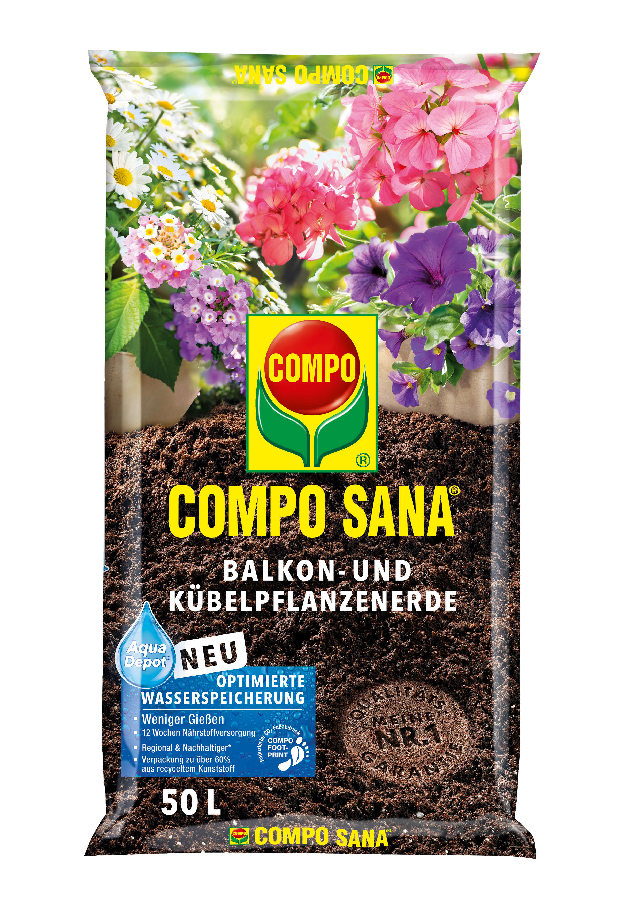 COMPO SANA Balkon- und Kübelpflanzenerde